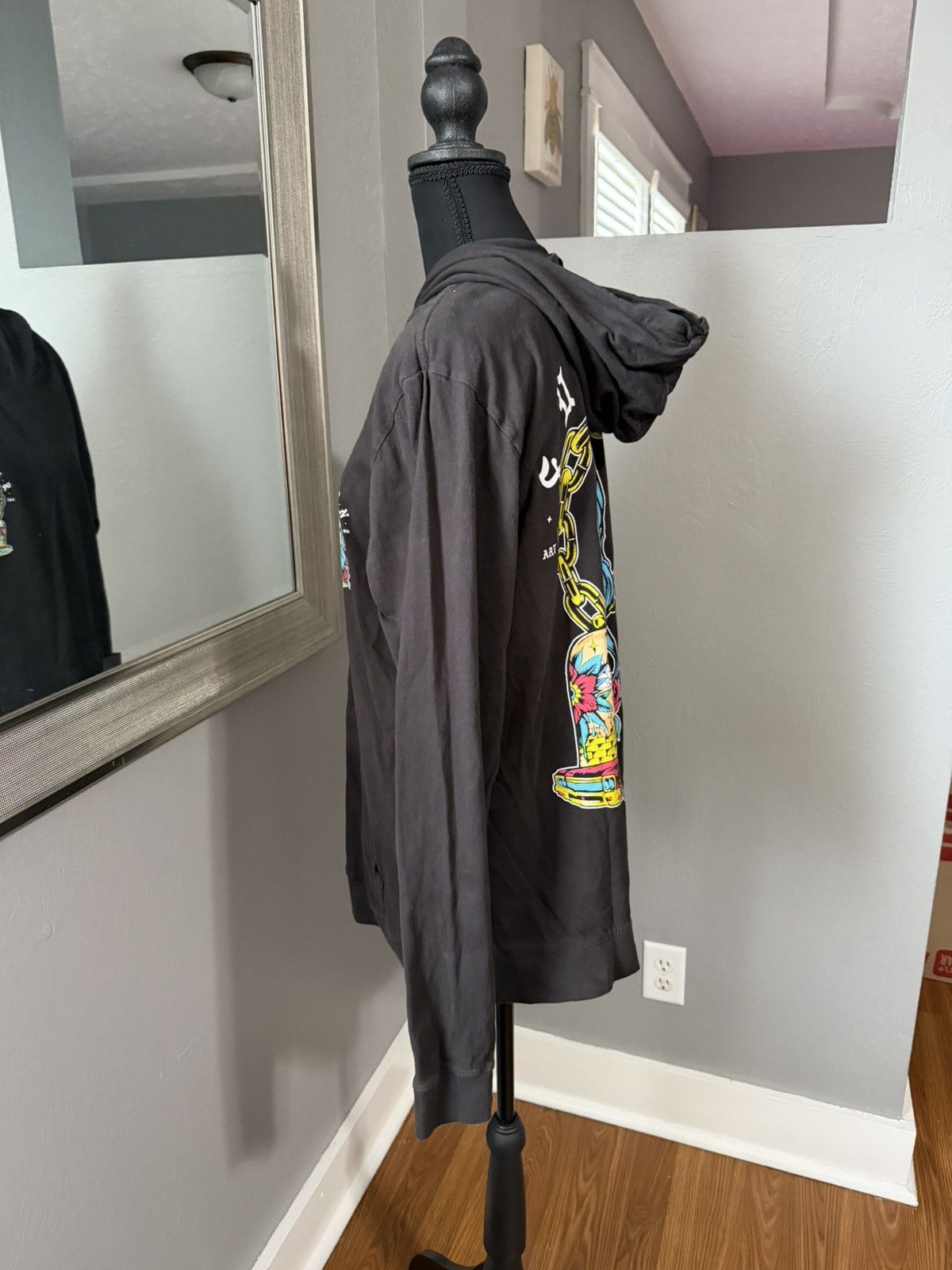 Other Sullen Art Collective black graphic tatted lady hoodie large Size US L / EU 52-54 / 3 - 6 Thumbnail