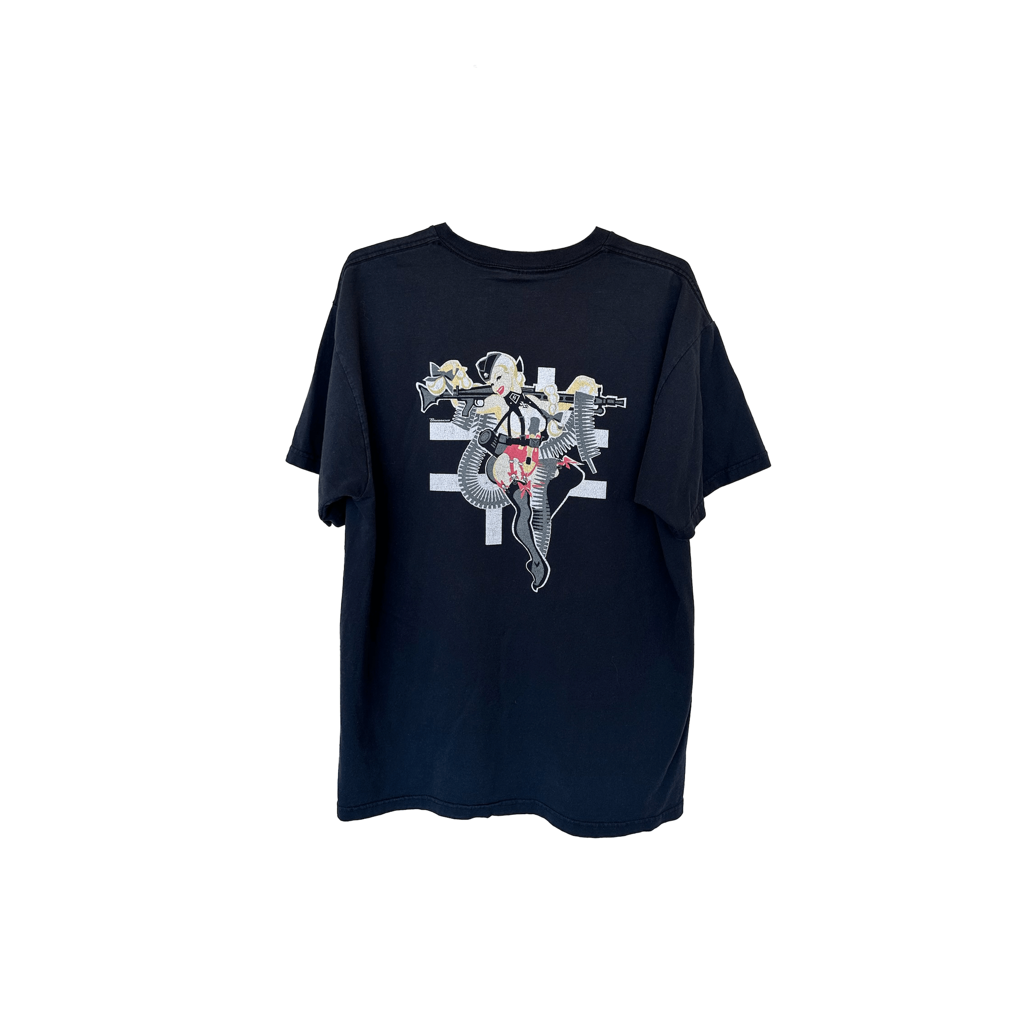 Vintage Gun Girl Tee Size US L / EU 52-54 / 3 - 1 Thumbnail