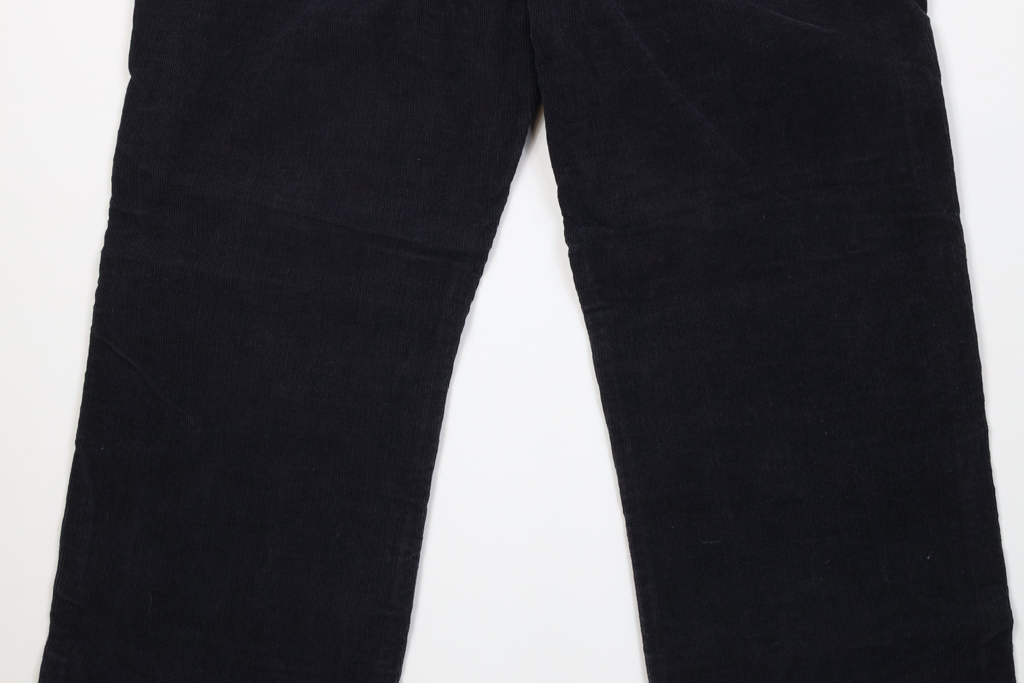 Vintage Vintage 70s Streetwear Wide Leg Corduroy Pants Dark Blue USA Size US 38 / EU 54 - 10 Thumbnail