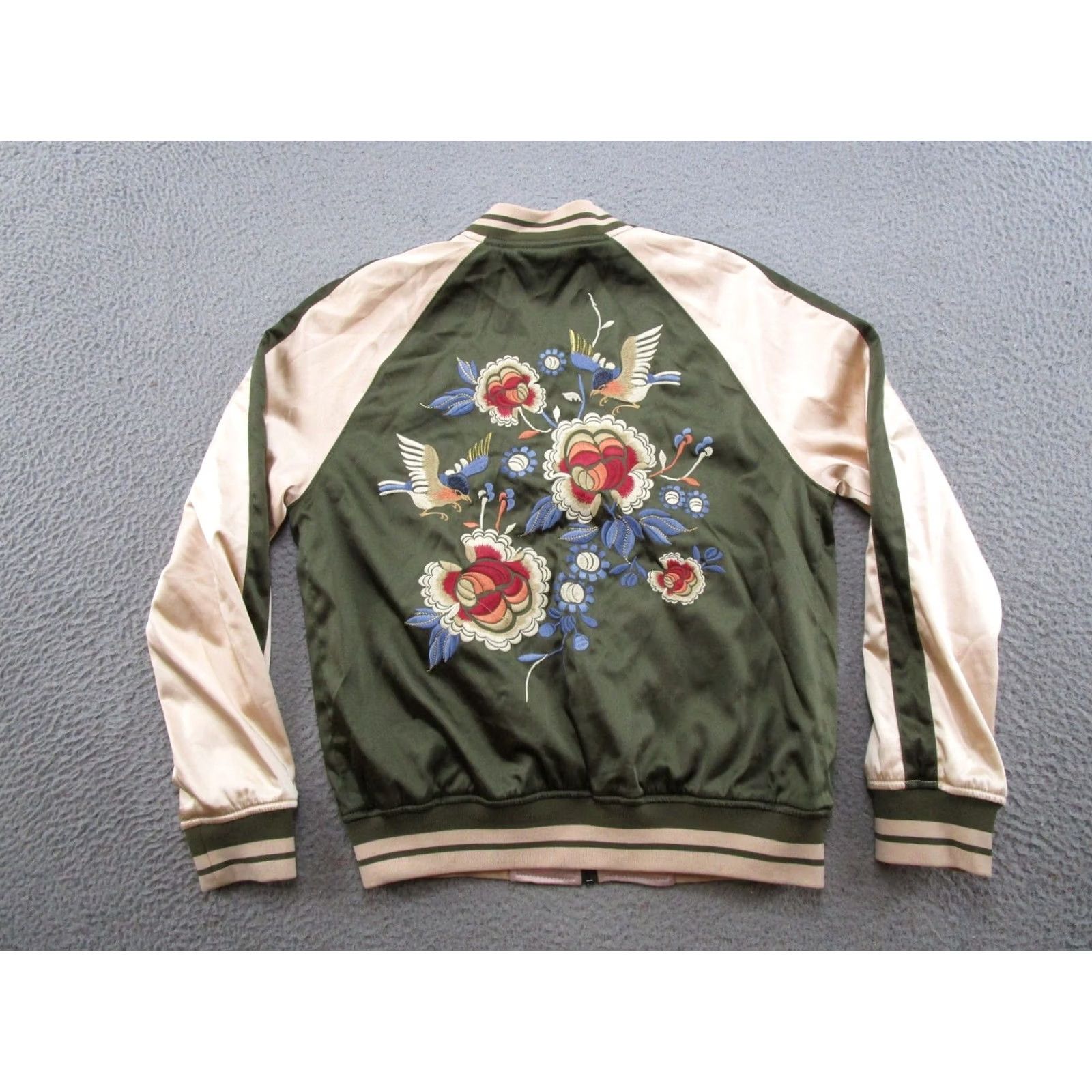 Express Express Reversible Embroidered Birds Floral Jacket Women S Size S Multicolor Embroidered Reversible Floral Jacket Women XS? Size S / US 4 / IT 40 - 3 Thumbnail