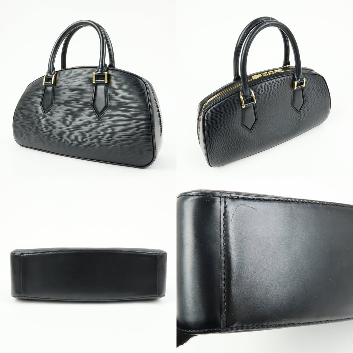 Louis Vuitton Louis Vuitton Epi Jasmin Satchel Leather Black Size ONE SIZE - 3 Thumbnail