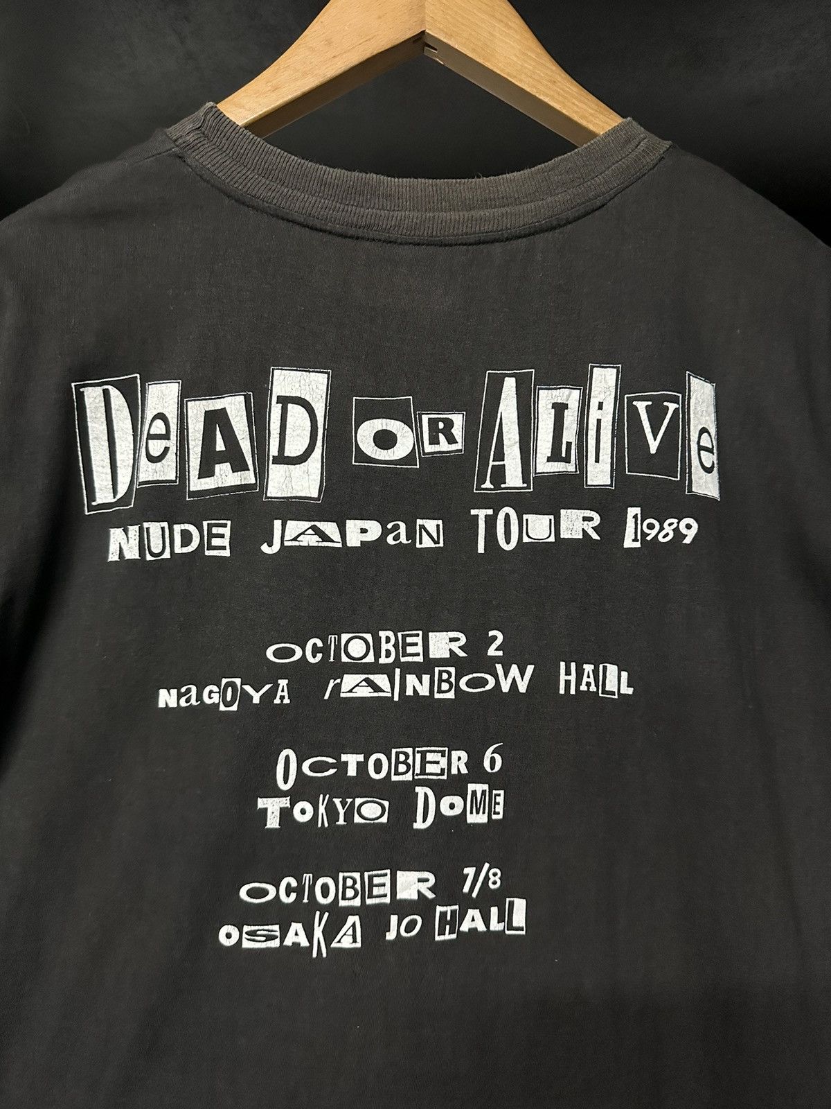 Band Tees Rare Vintage 80s Pete Burns Tour Japan Europe Tee Faded Size US L / EU 52-54 / 3 - 9 Thumbnail