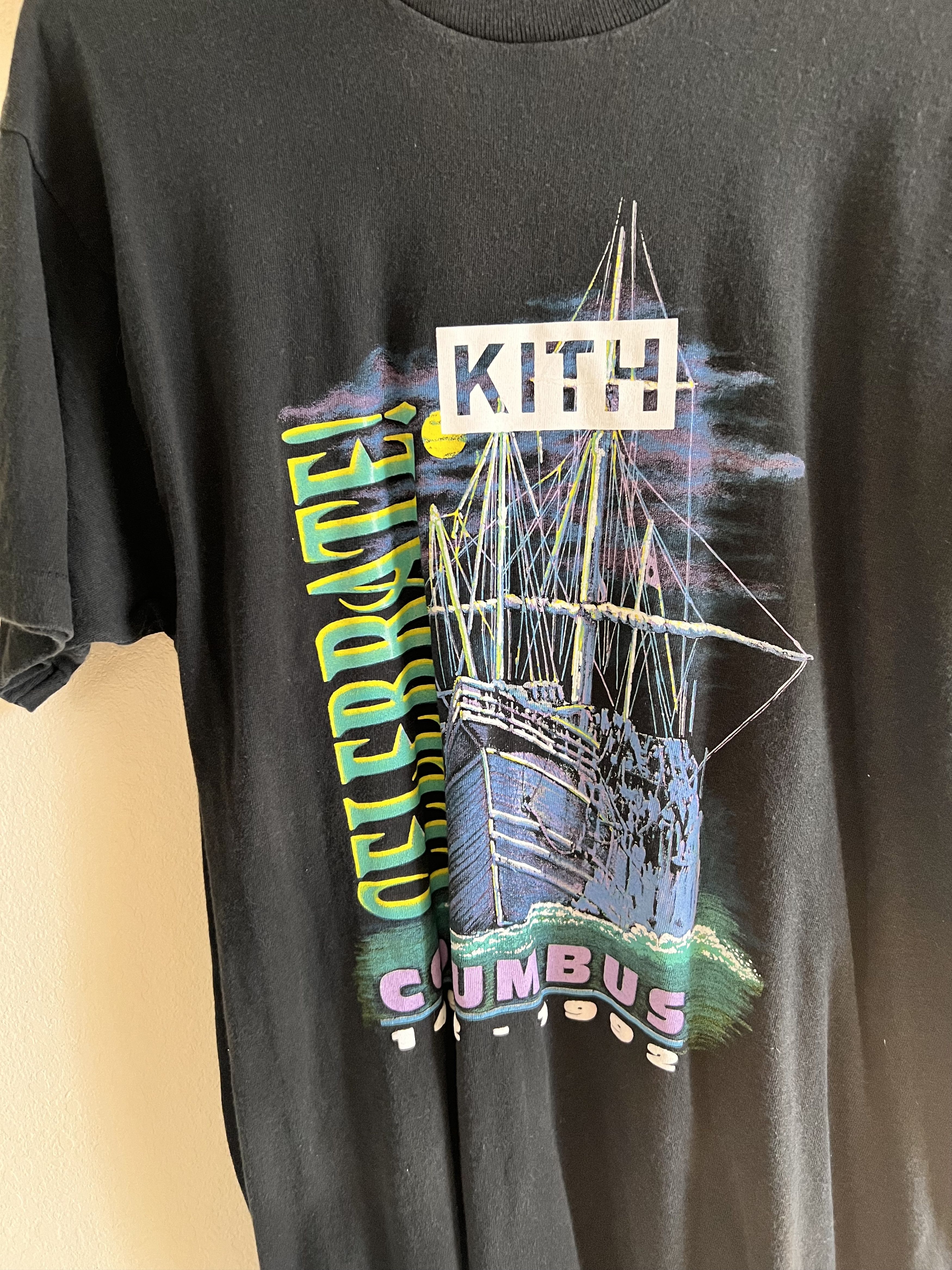 Kith Kith Vintage Shirt Black Celebrate Columbus L Size US L / EU 52-54 / 3 - 3 Thumbnail