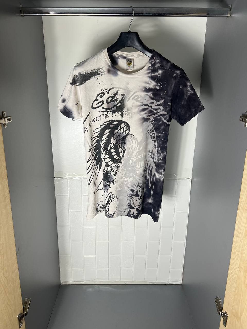 Ed Hardy VINTAGE ED HARDY BY CHRISTIAN AUDIGIER DESIGNER JAPANESE Y2K Size US S / EU 44-46 / 1 - 1 Thumbnail