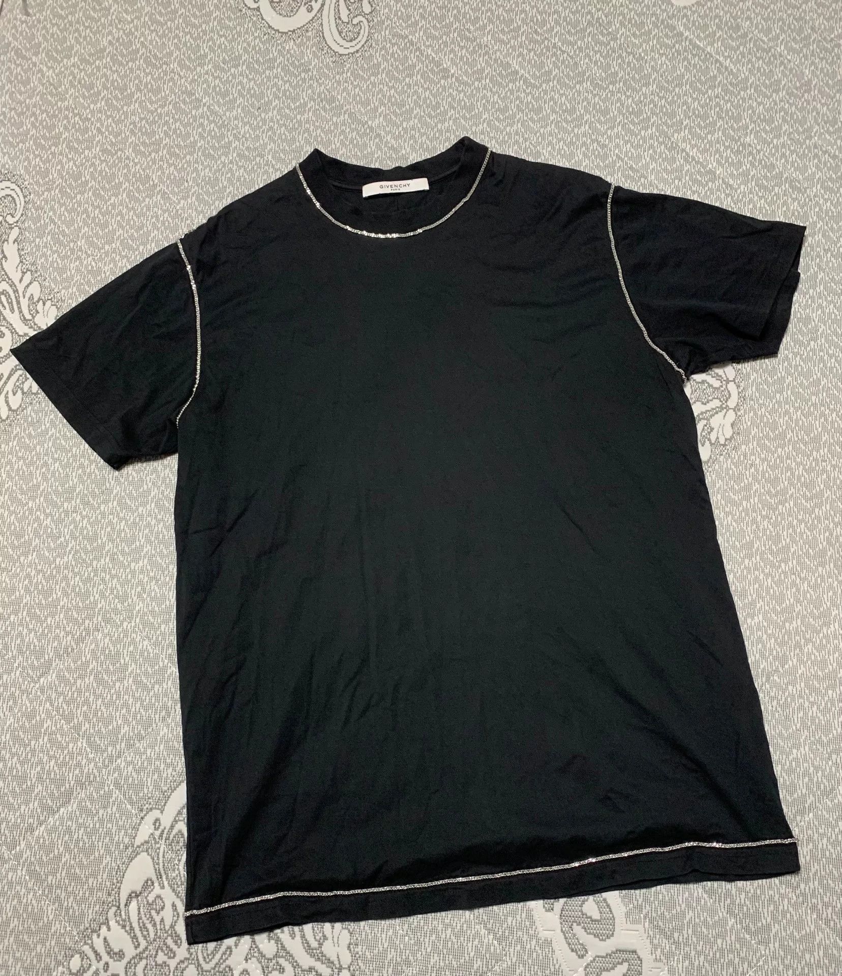 Givenchy Givenchy Silver Chain Short Sleeve Top Size XS / US 0-2 / IT 36-38 - 1 Thumbnail
