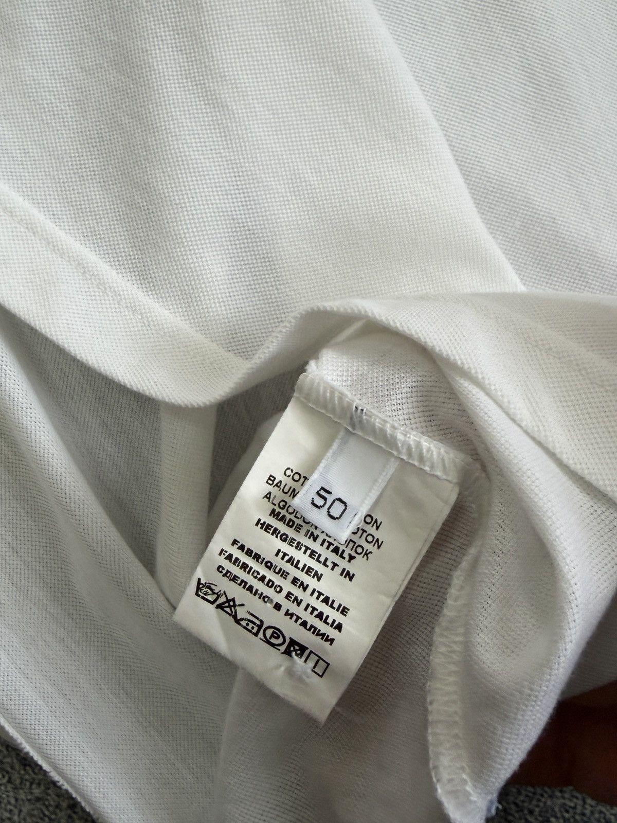 Gran Sasso Gran Sasso Italy White Cotton Polo Shirt 50 L Knit Casual Size US L / EU 52-54 / 3 - 5 Thumbnail
