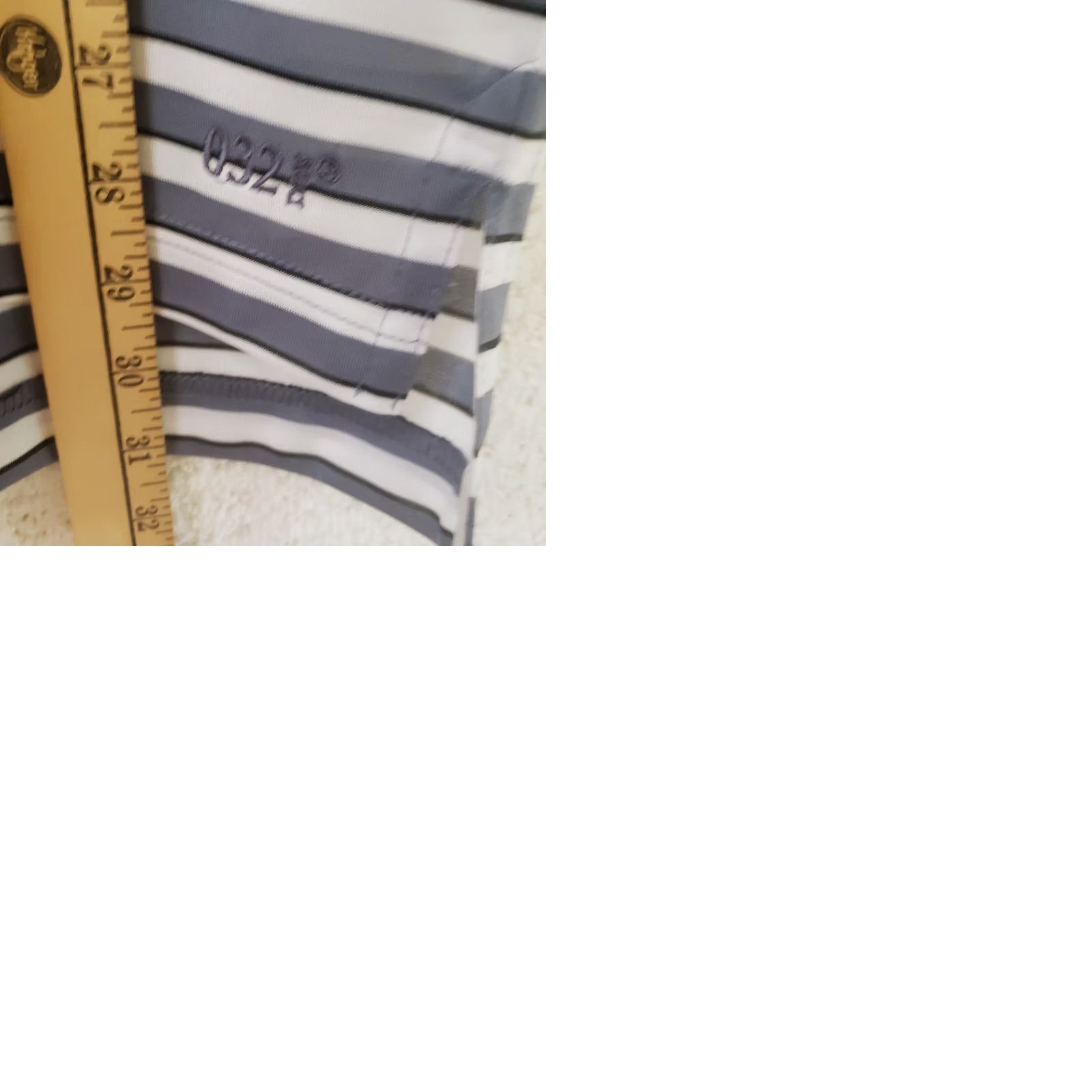 Vintage Tabasco Polo Shirt Golf Men M Gray Stripes Polyester Sport Travel Size US M / EU 48-50 / 2 - 10 Thumbnail