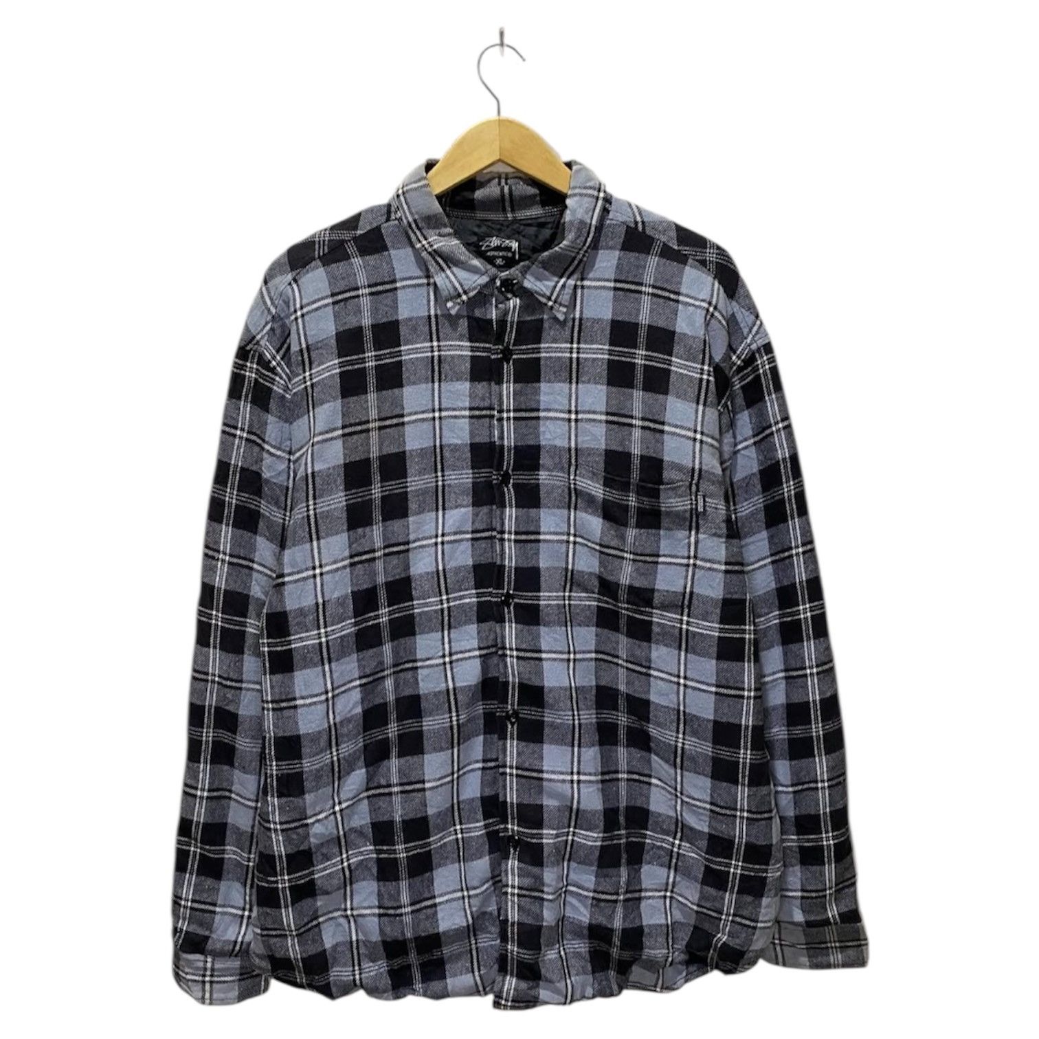 Stussy 2000s Stussy Flannel Outter Jacket y2k Size US XL / EU 56 / 4 - 1 Thumbnail