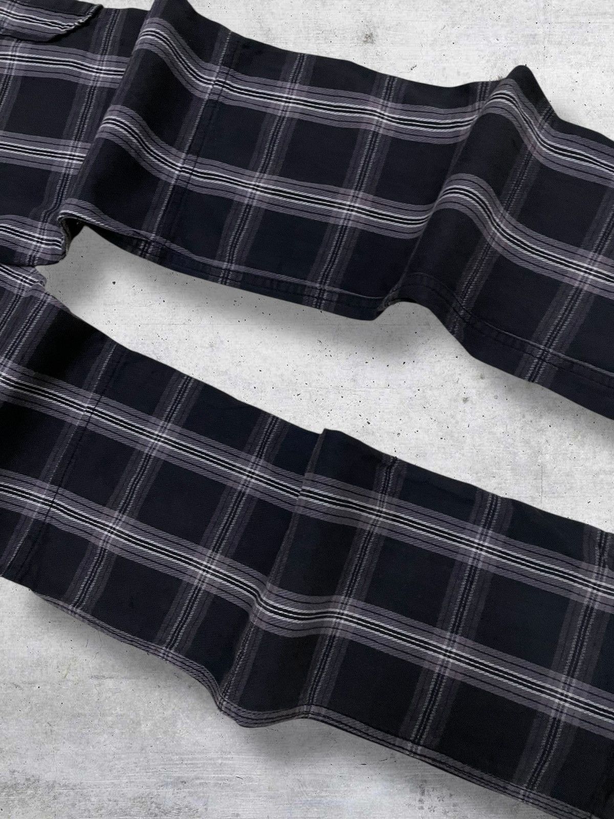 Japanese Brand VINTAGE DOUBLE FOCUS JAPAN DESIGNER 90S PUNK CHECKERED PANT Size US 29 - 14 Thumbnail
