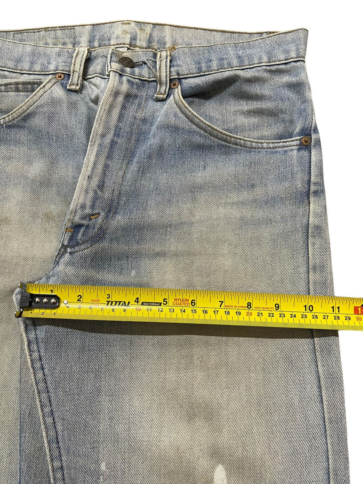 Levi's Crazy Vintage 70s Levis Orange Tab Button #8 Mud Wash Faded Size US 32 / EU 48 - 17 Thumbnail