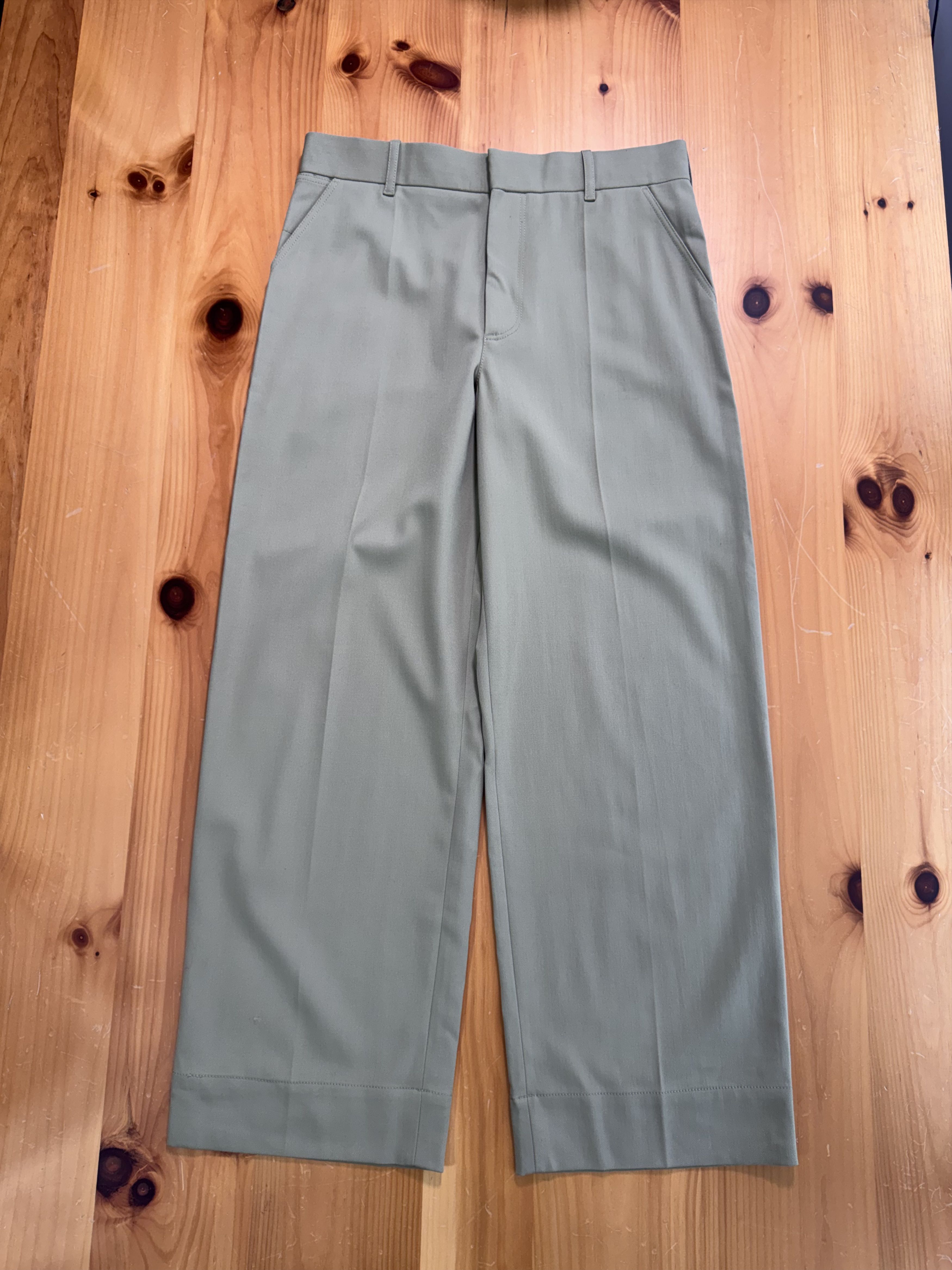 Bottega Veneta Bottega Veneta Wide Leg Cotton Twill Chino Trousers Size US 36 / EU 52 - 1 Thumbnail