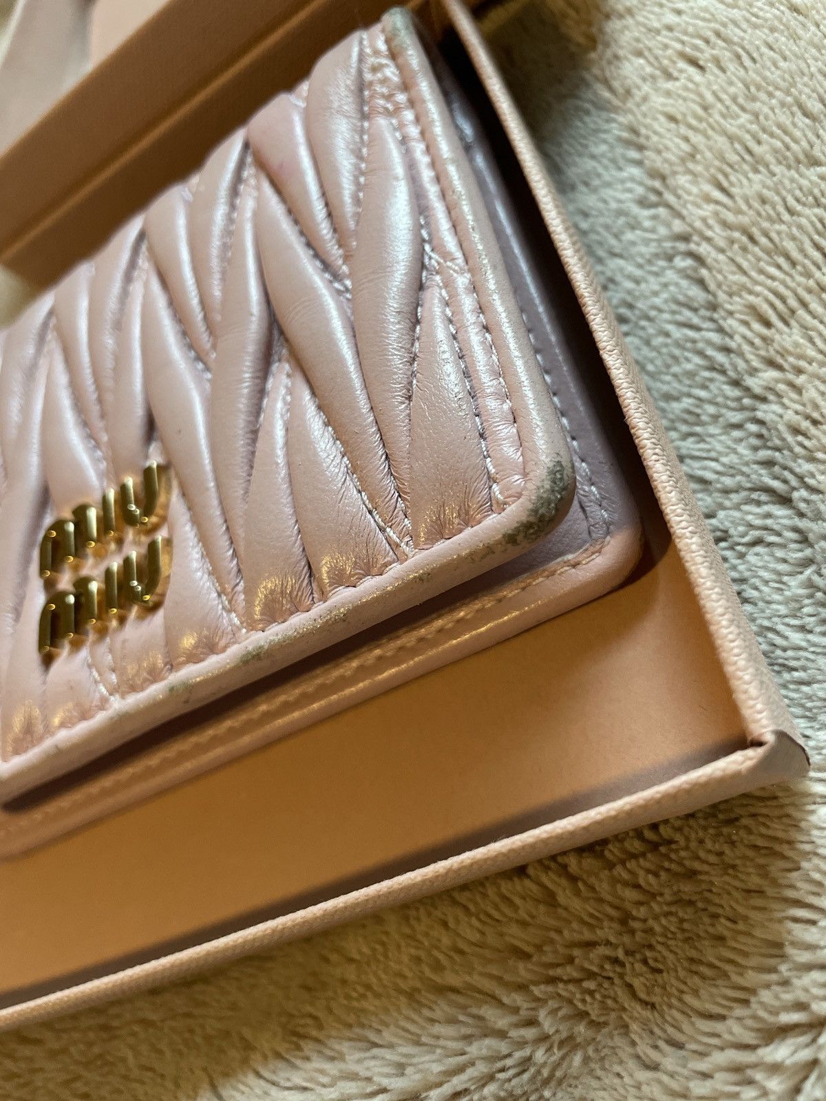 Miu Miu Miu miu nappa leather card holder Size ONE SIZE - 4 Thumbnail
