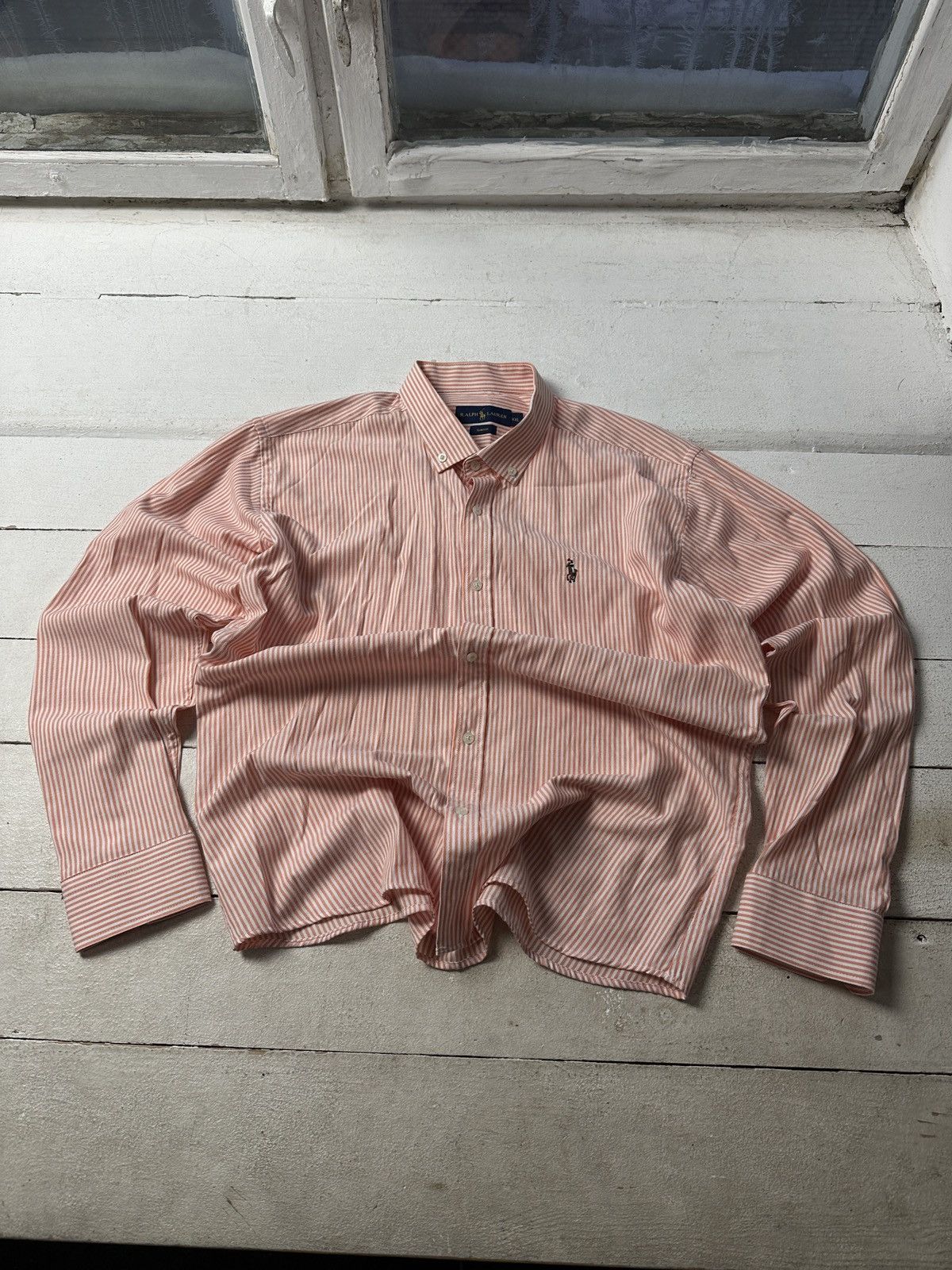 Polo Ralph Lauren 🚨 VNTG Y2K Polo Ralph Lauren Shirt check RARE long SLEEVE Size US XXL / EU 58 / 5 - 1 Thumbnail