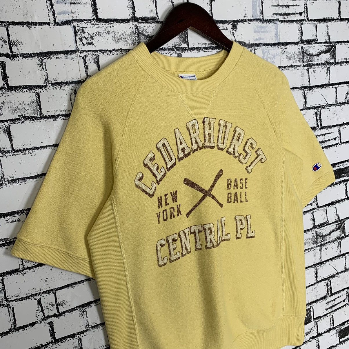 Champion × Vintage Vintage Sportwear Champion Ringer Short Sleeve Sweatshirt Size M / US 6-8 / IT 42-44 - 4 Thumbnail