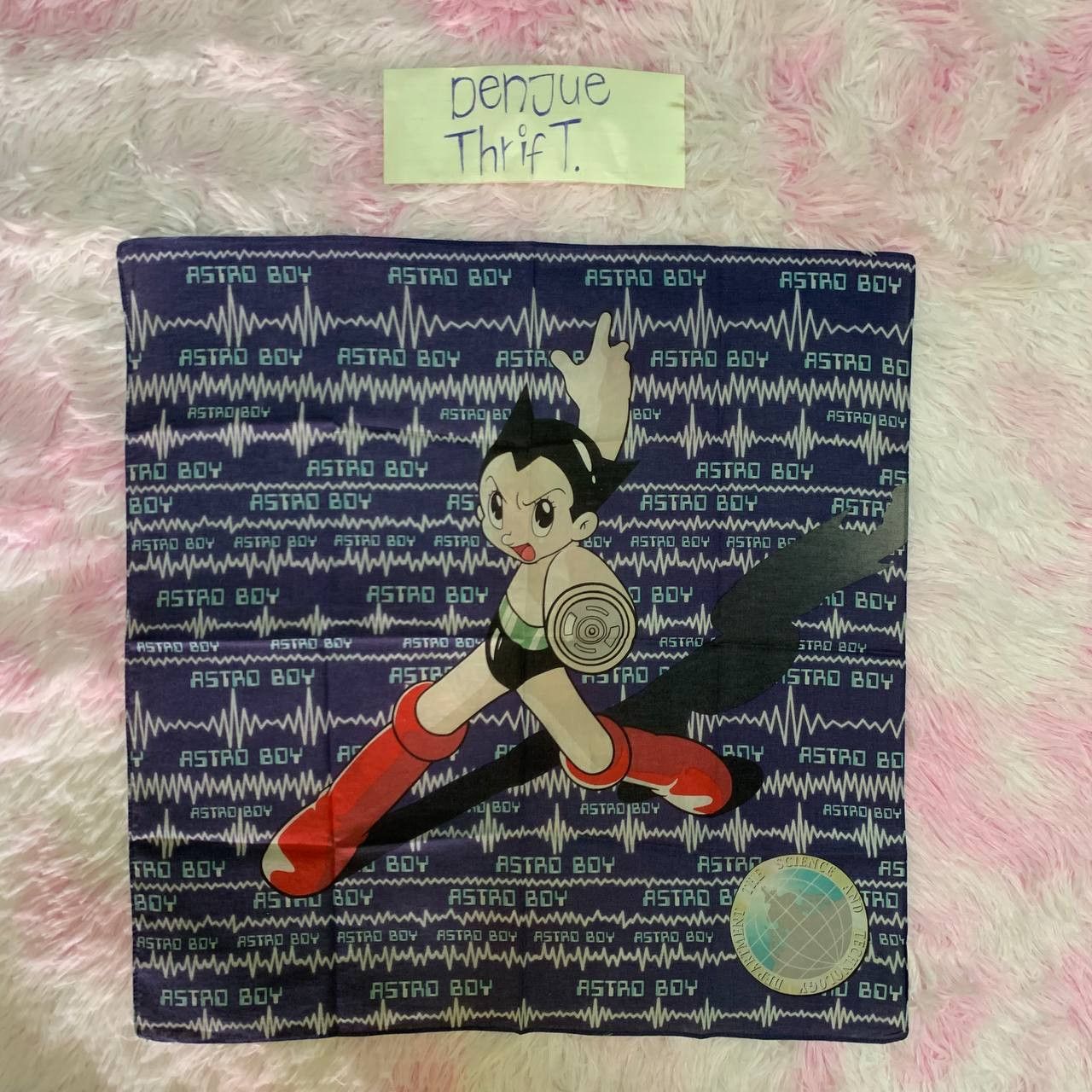 Japanese Brand × Vintage RARE Vintage Astro Boy Handkerchief Bandana Tezuka Size ONE SIZE - 1 Thumbnail