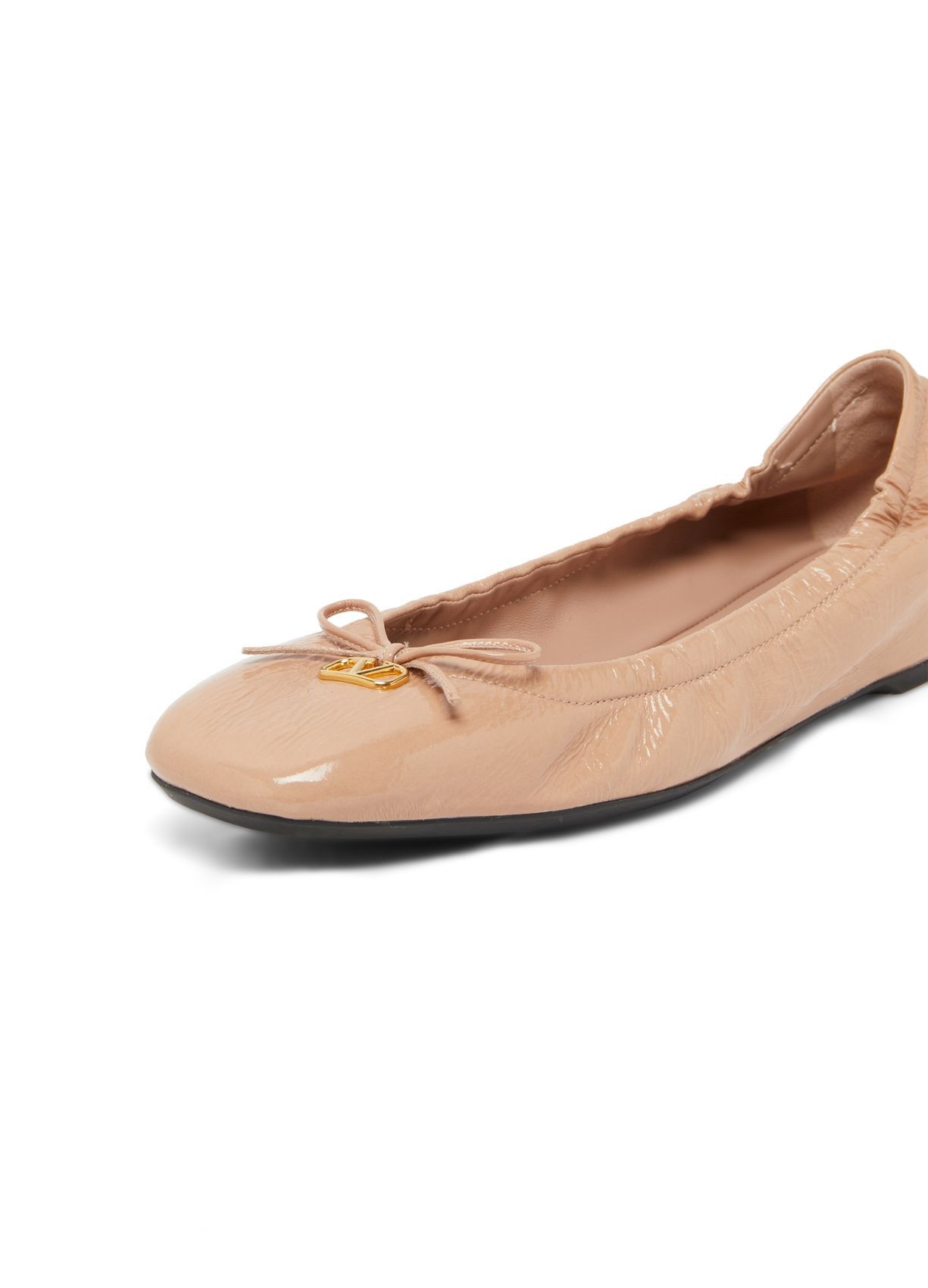 Valentino o1s22i1n0924 Vlogo Signature Patent Leather Baller Flats Size US 10 / IT 40 - 4 Thumbnail