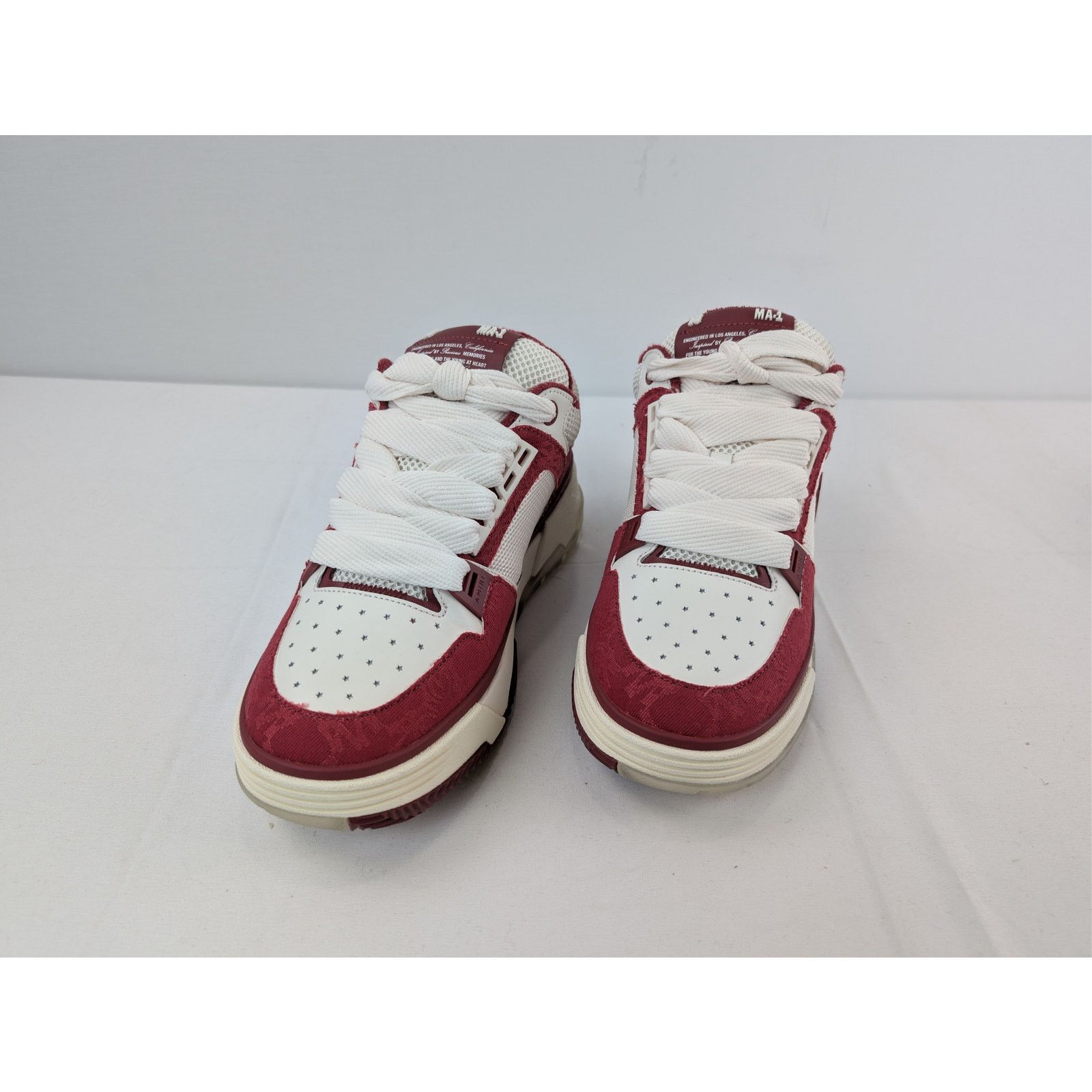 Amiri o1rshd1 MA-1 sneaker in white and red Size US 11 / EU 44 - 8 Thumbnail