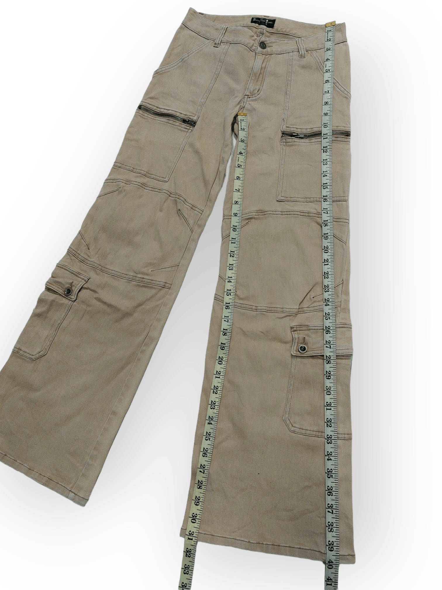 Designer Booty Trap Jeans Multipocket Bootcut Leg Pants Size 27" / US 4 / IT 40 - 13 Thumbnail