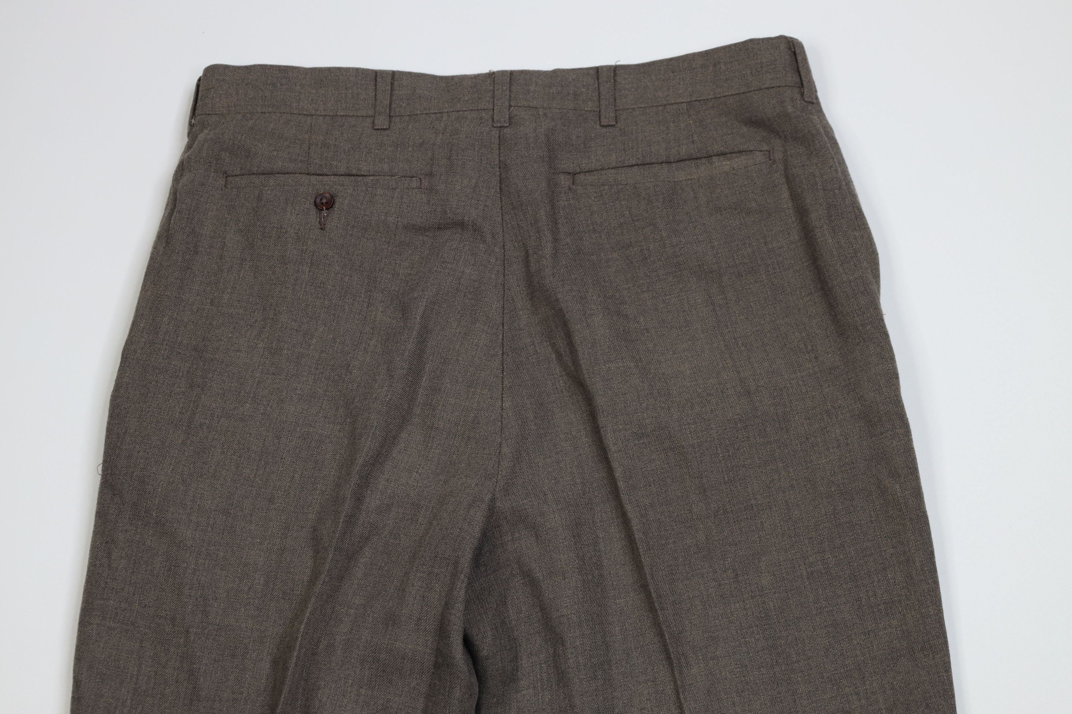 Vintage Vintage 70s Streetwear Blend Knit Wide Leg Chino Pants Size US 34 / EU 50 - 12 Thumbnail