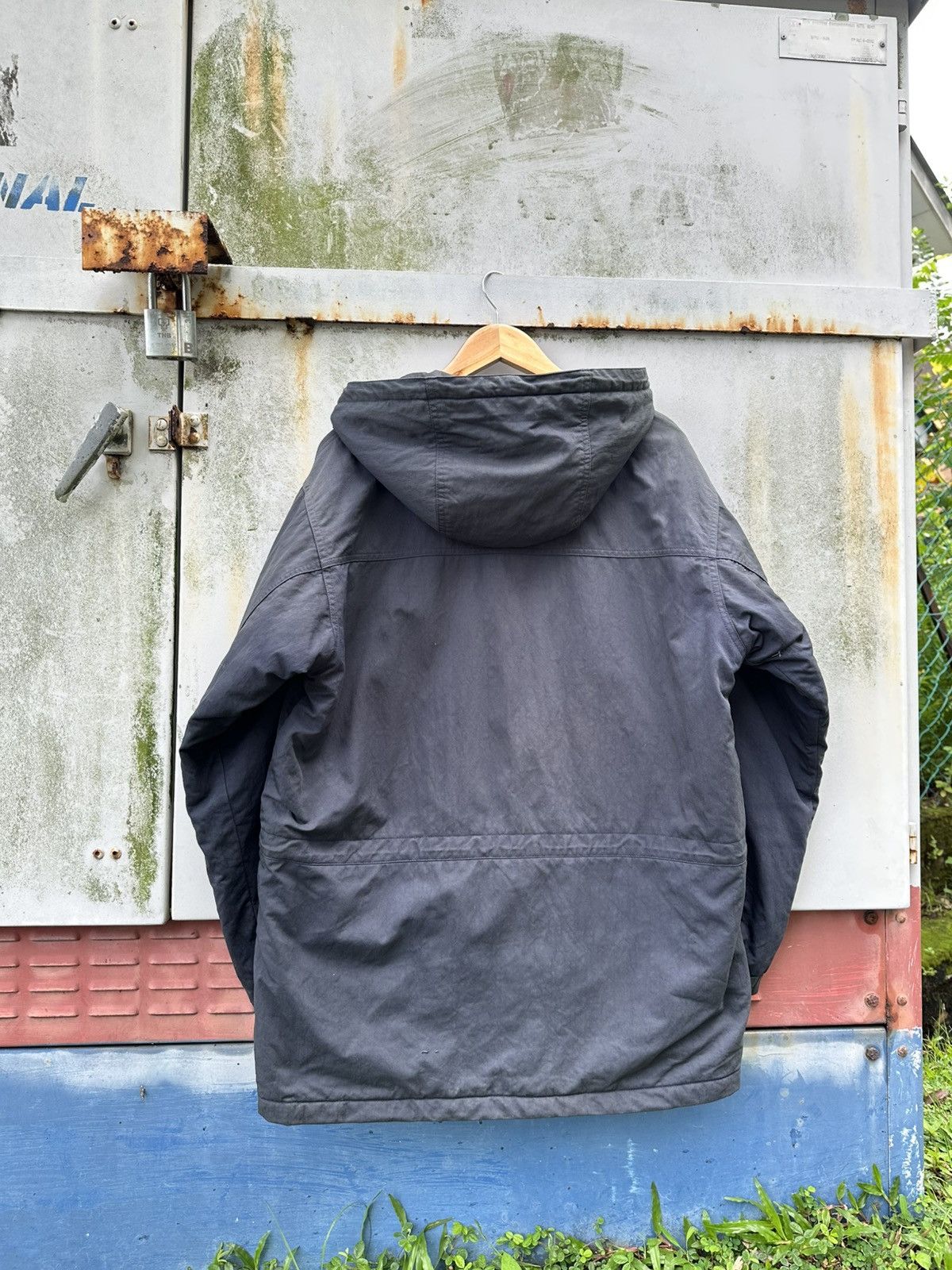 Vintage 👹Vintage Sun Faded Coleman Hooded Utility Jacket Size US L / EU 52-54 / 3 - 8 Thumbnail