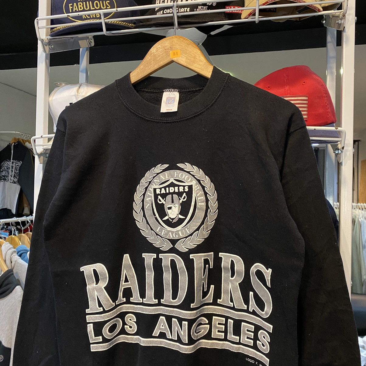 NFL × Vintage Rare!! Vtg NFL LOS ANGELES RAIDERS Sweatshirt Size US M / EU 48-50 / 2 - 3 Thumbnail