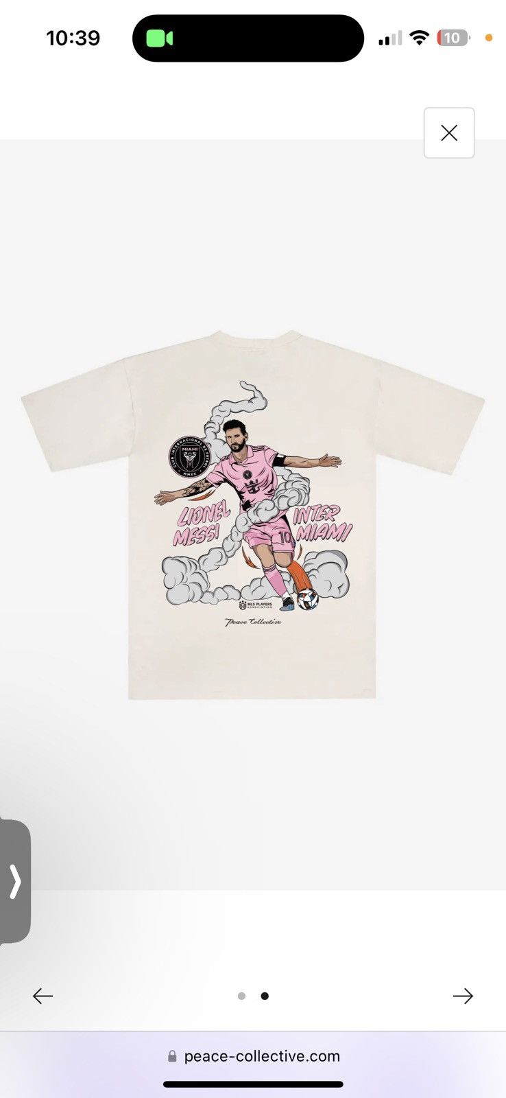 Other Lionel Messi Player Graphic Premium T-Shirt - L - NWT Size US L / EU 52-54 / 3 - 2 Thumbnail