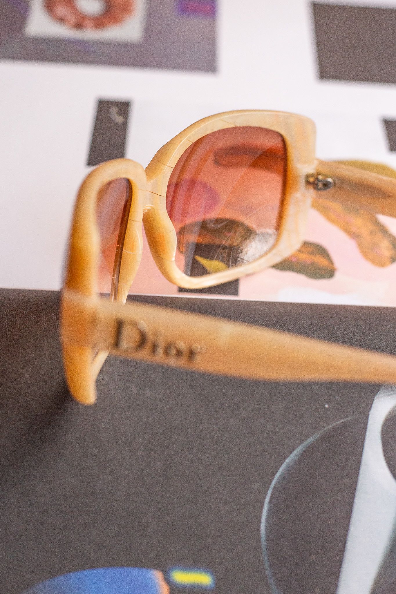 Dior Christian Dior MyDior 1 Cannage Oversized Sunglasses Size ONE SIZE - 5 Thumbnail