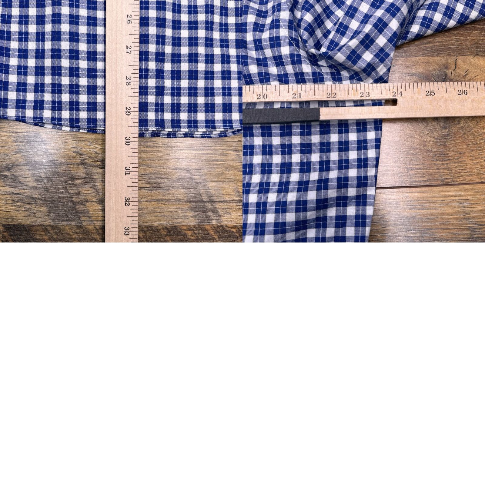 Brooks Brothers Brooks Brothers Milano Fit Shirt Mens Large Blue Check Button-Up Non-Iron Size US L / EU 52-54 / 3 - 9 Thumbnail