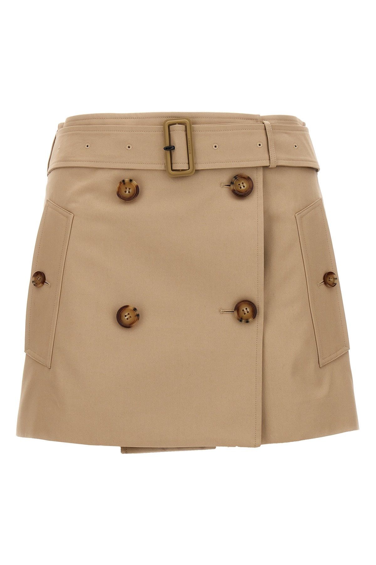 image of Burberry 'brielle' Skirt in Beige, Women's (Size 25)