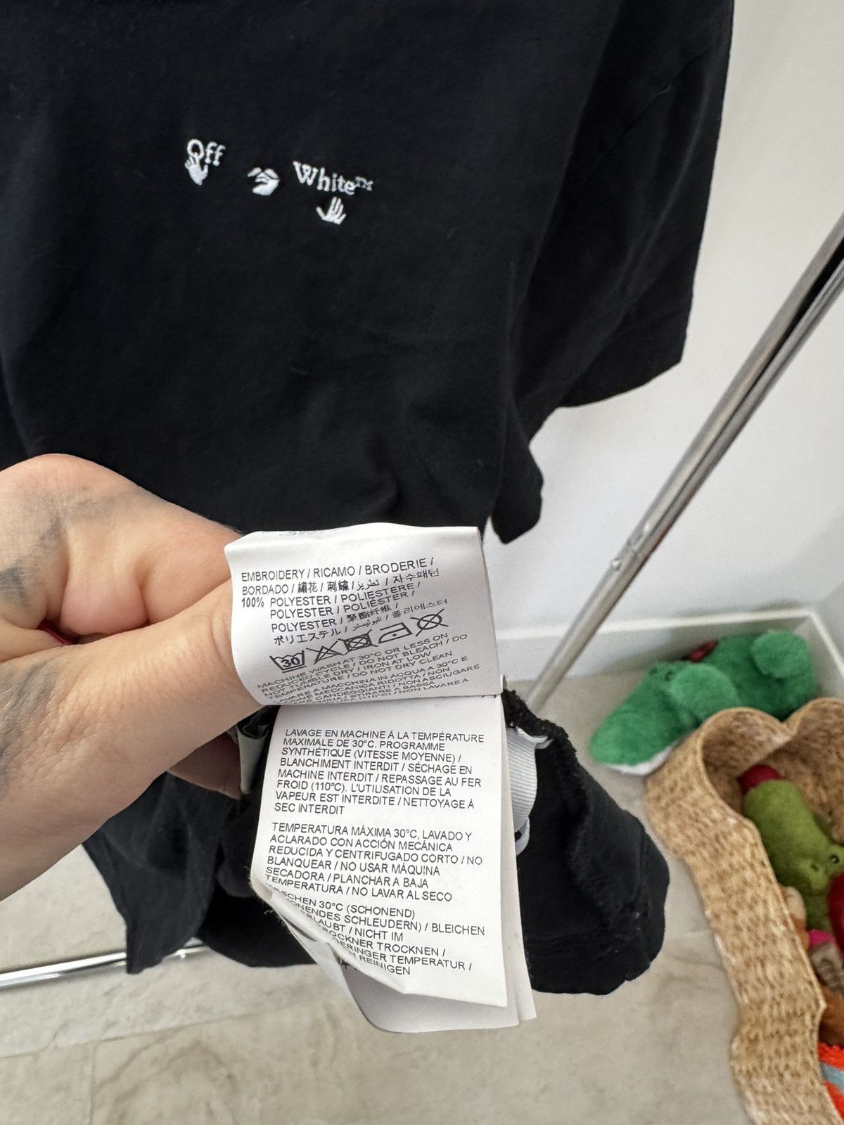Off-White Off white tee Size US L / EU 52-54 / 3 - 9 Thumbnail