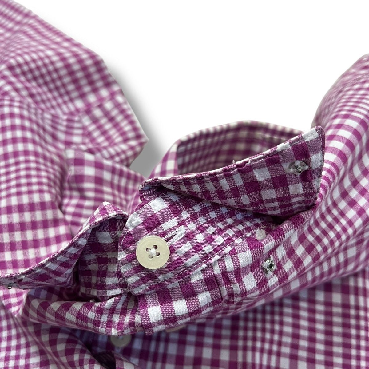 Lanvin Lanvin slimfit checkered short sleeve button shirt Size US M / EU 48-50 / 2 - 8 Thumbnail