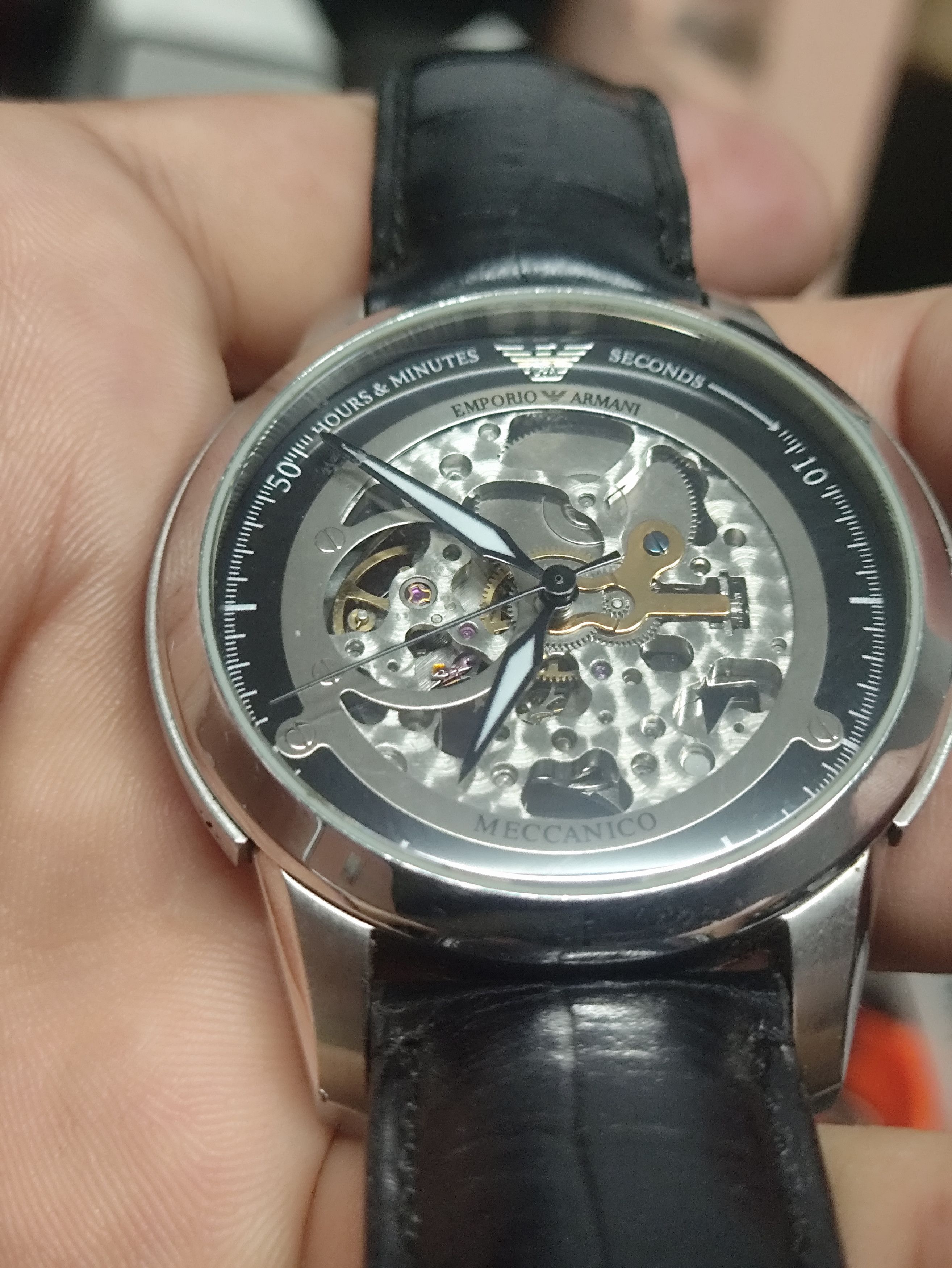 Emporio Armani × Vintage Luxury Vintage Emporio Armani WATCH AUTOMATIC ENGINE Size ONE SIZE - 4 Thumbnail