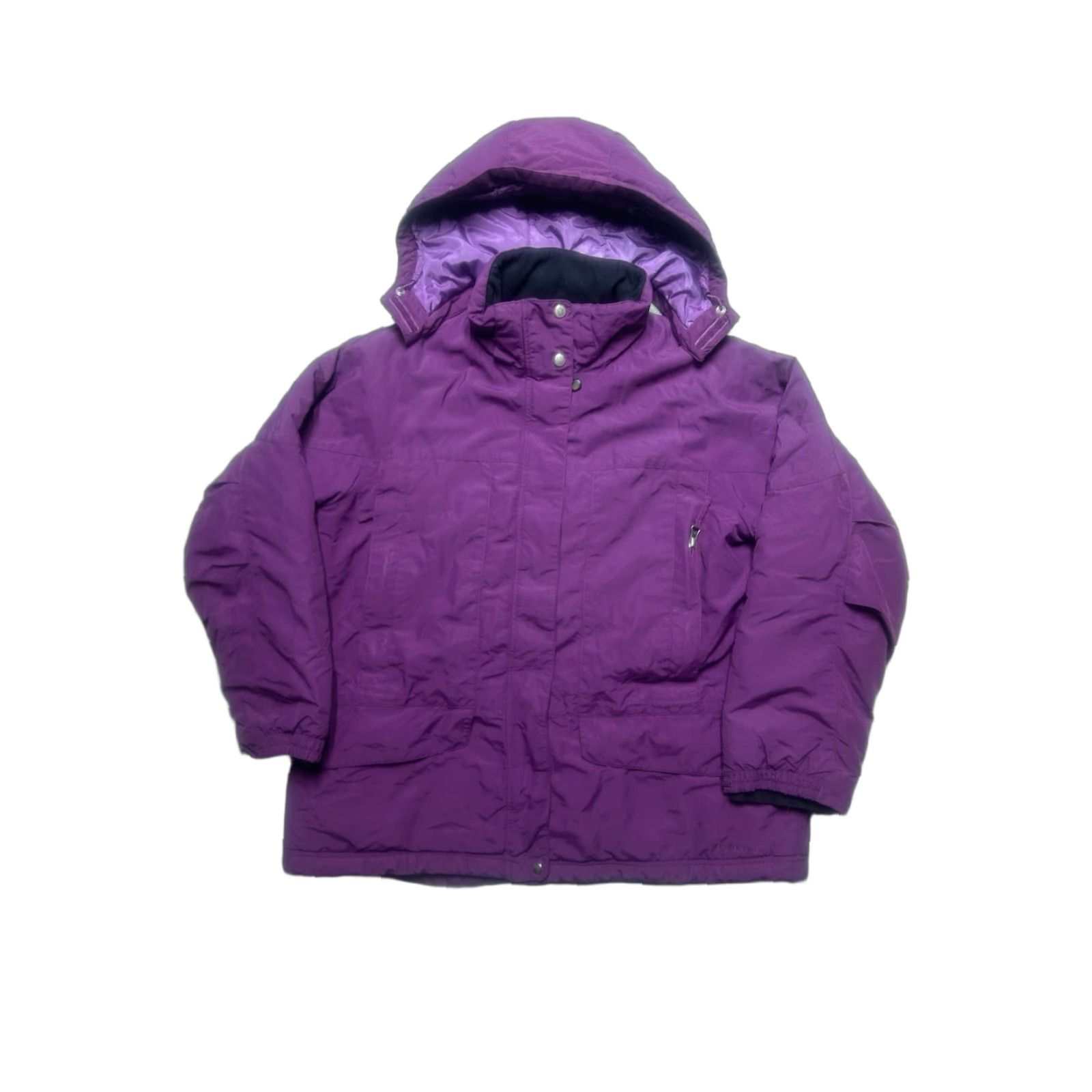 Vintage VINTAGE LL Bean hooded puffer jacket purple insulated ski snow Women’s 1X XL Jacket Hooded Winter Women’s XL Purple Nylon Ski G4 Size XL / US 12-14 / IT 48-50 - 1 Thumbnail