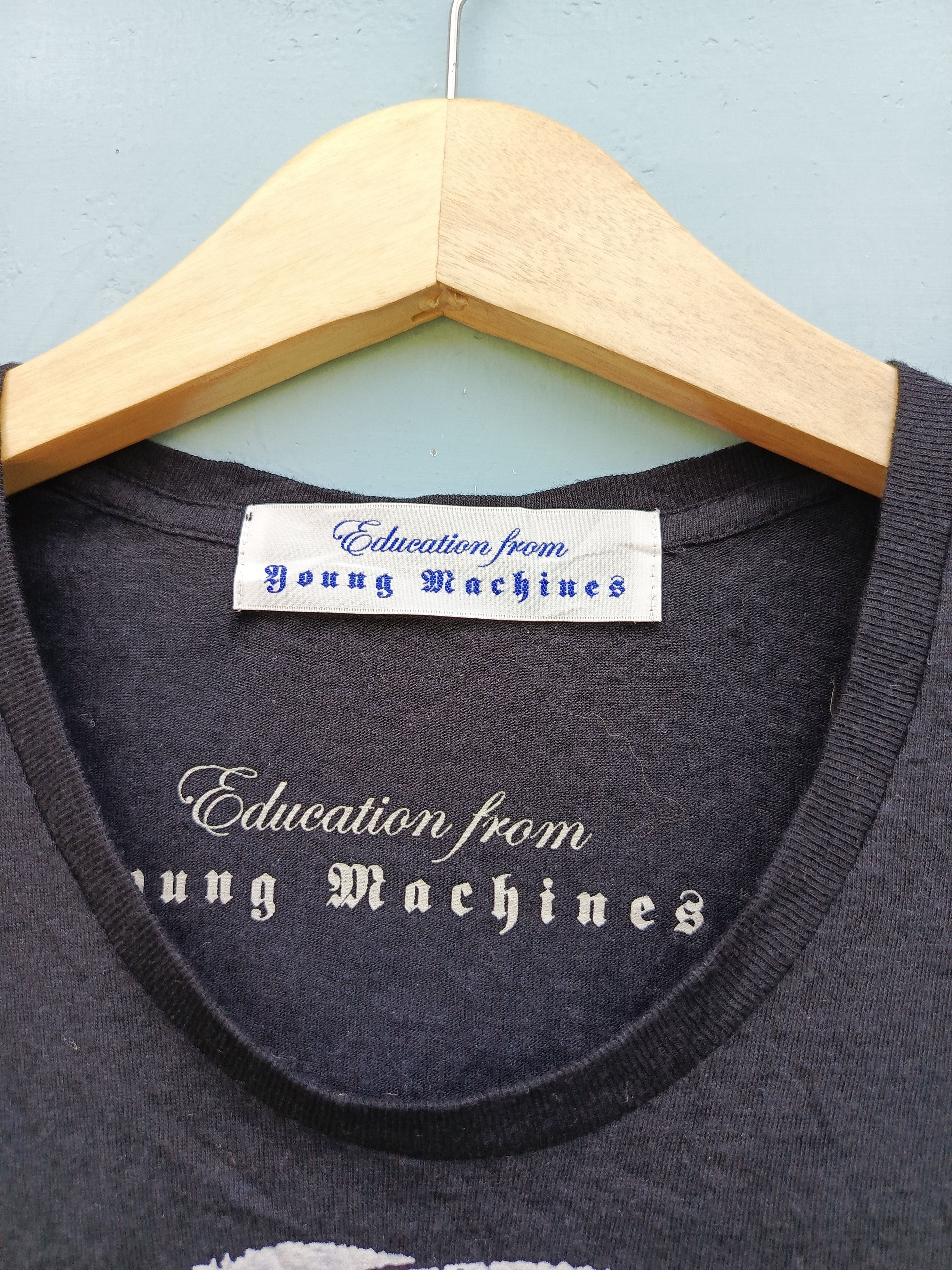 Japanese Brand RUN DMC education from young machines tshirt Size XS / US 0-2 / IT 36-38 - 3 Thumbnail