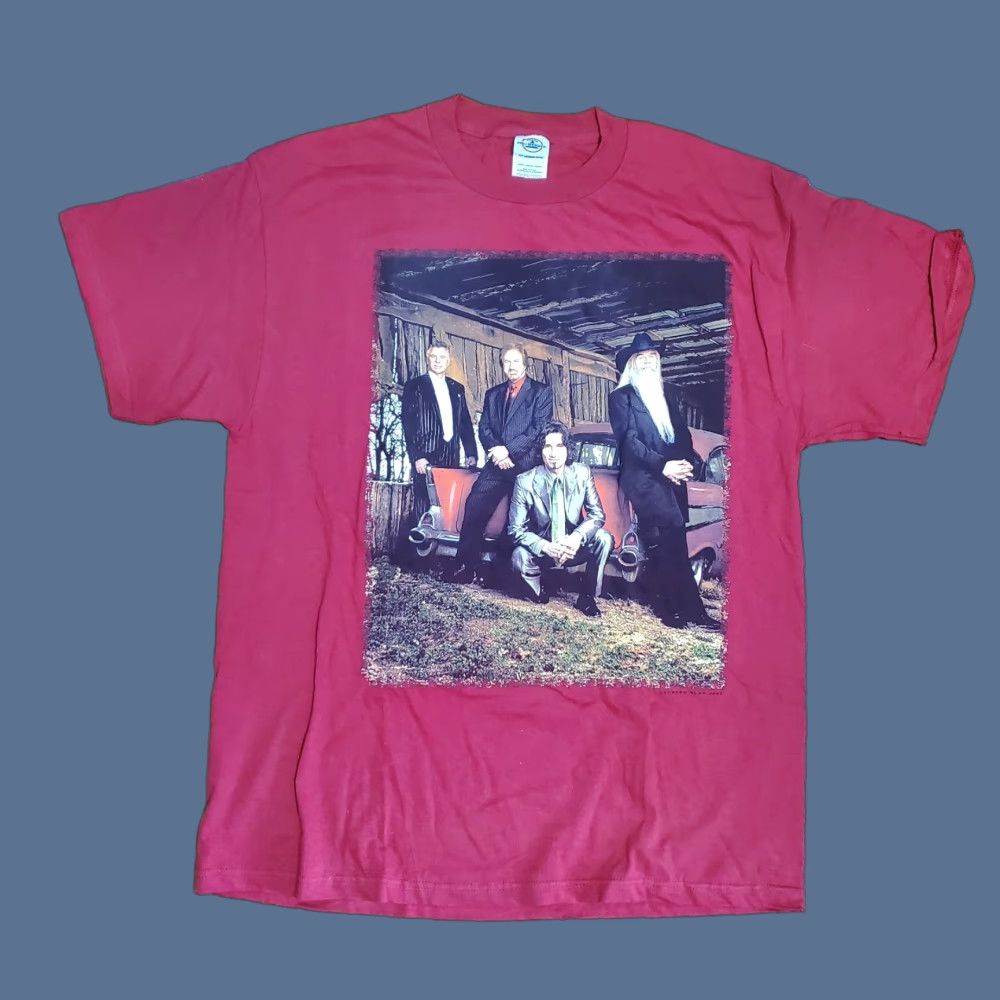Delta VINTAGE The Oak Ridge Boys The Journey USA Red Shirt Mens L Shirt Red 90s Band Music Rock USA Mens L Size US L / EU 52-54 / 3 - 1 Thumbnail