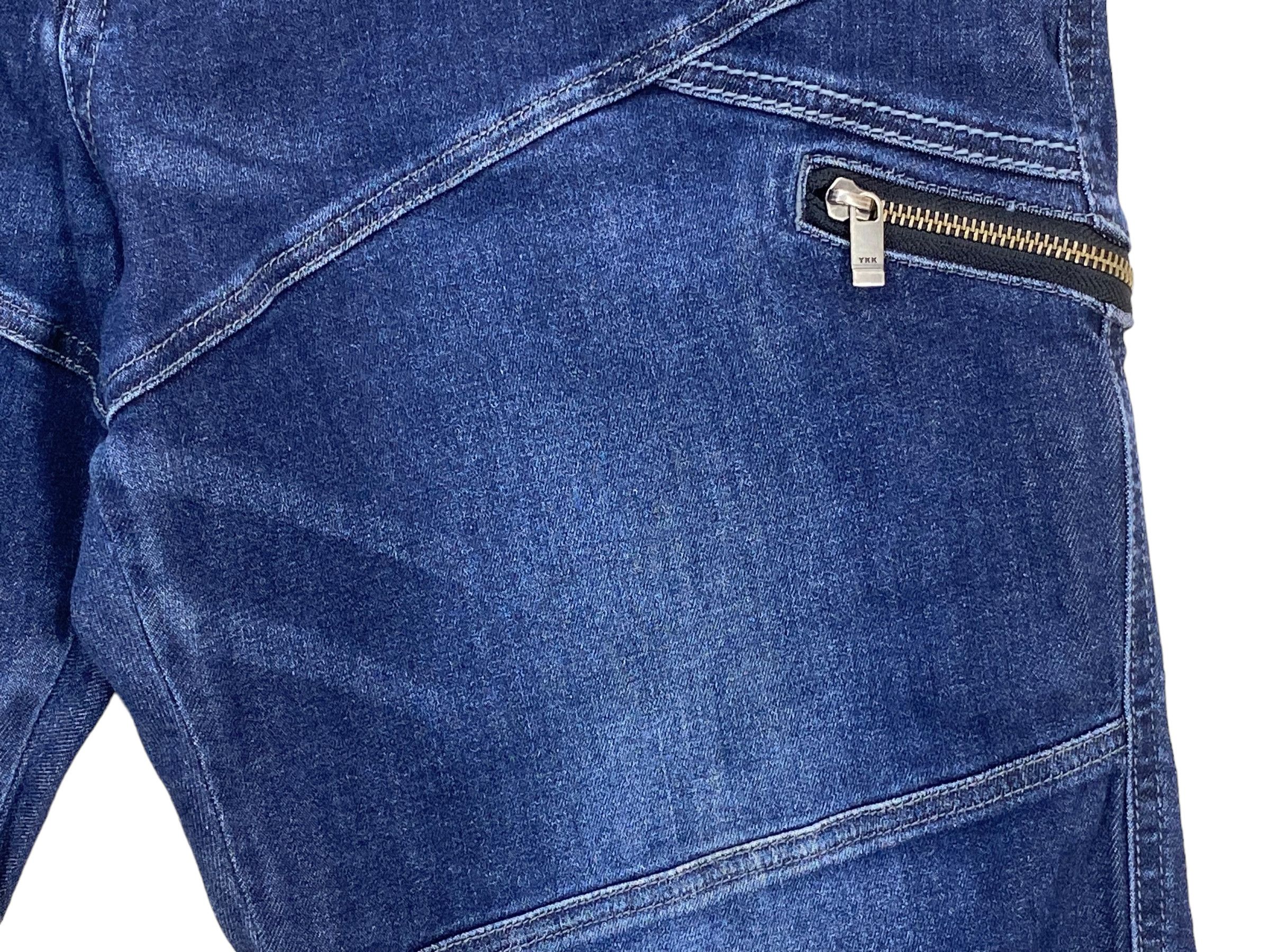 Japanese Brand Blue B Hip Hop Skateboard Jeans Embroided Baggy Jeans Size US 34 / EU 50 - 5 Thumbnail