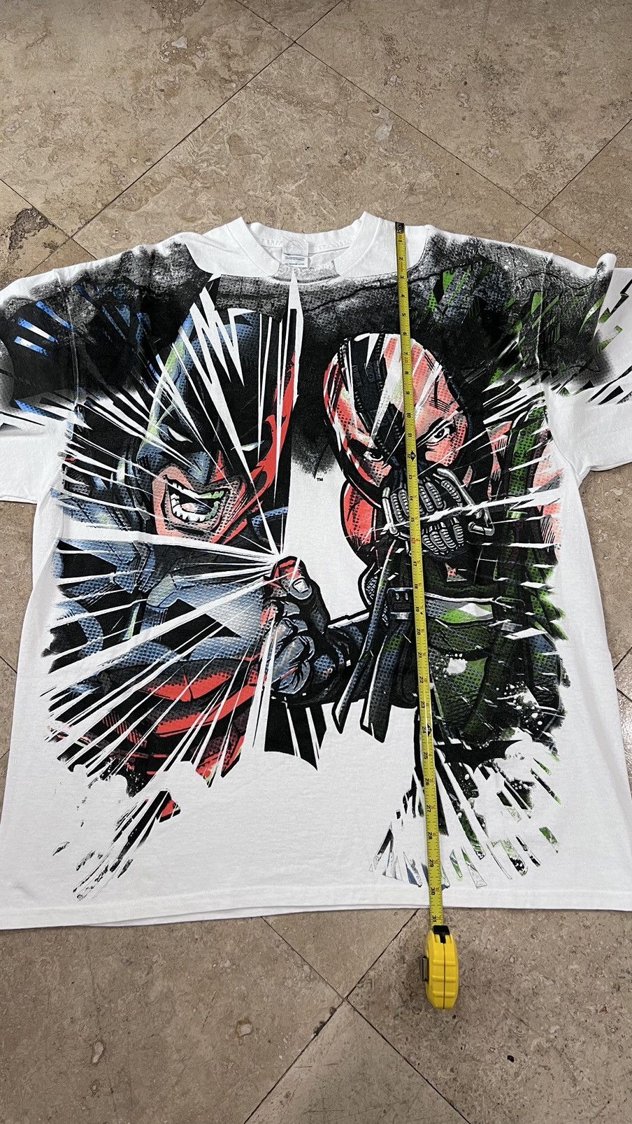 DC Comics × Marvel Comics Batman & Bane “The Dark Knight” Movie tee Size XXL Delta tag Size US XXL / EU 58 / 5 - 5 Thumbnail