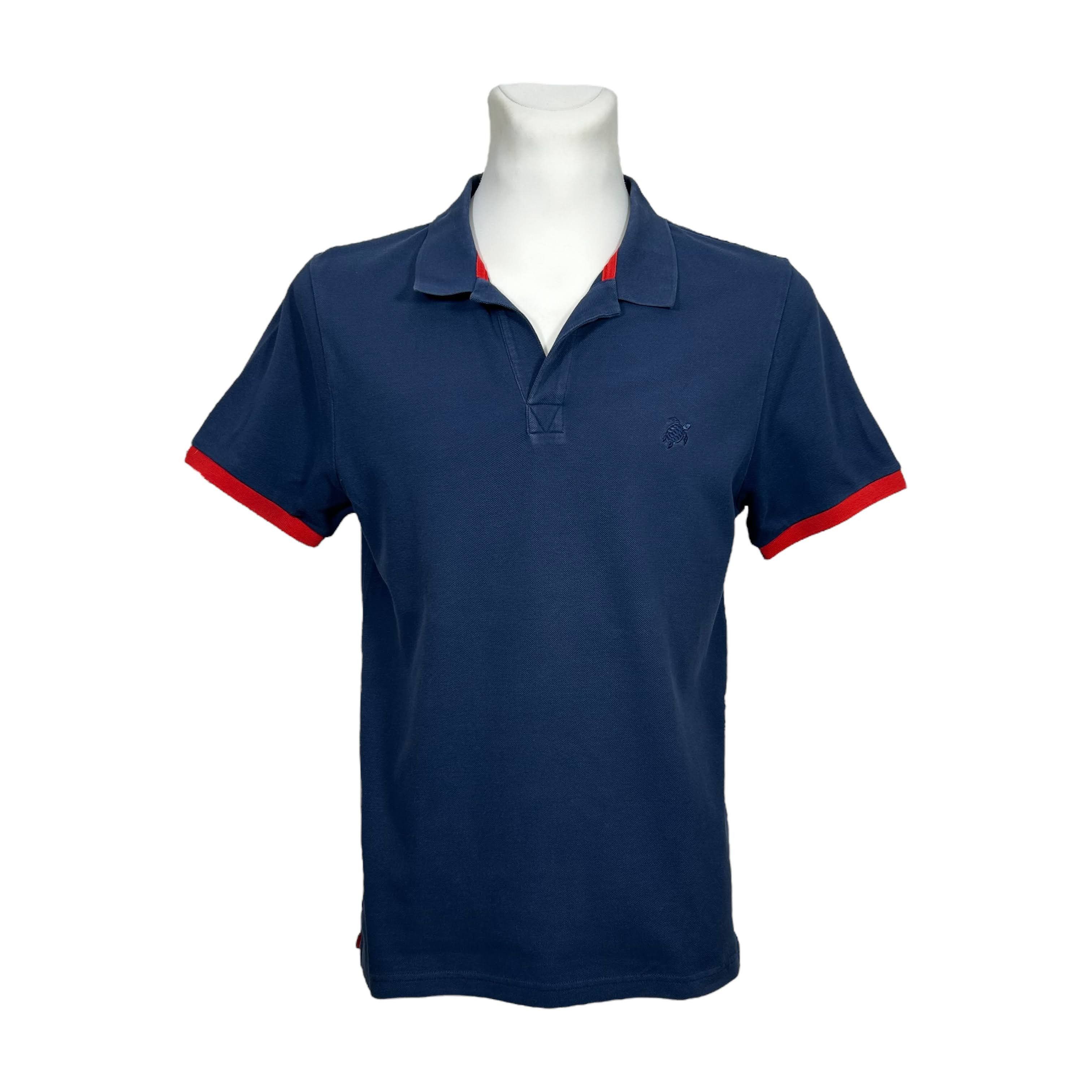 Vilebrequin Vilebrequin Classic Navy Blue Mesh Polo Shirt Cotton M Size US M / EU 48-50 / 2 - 1 Thumbnail