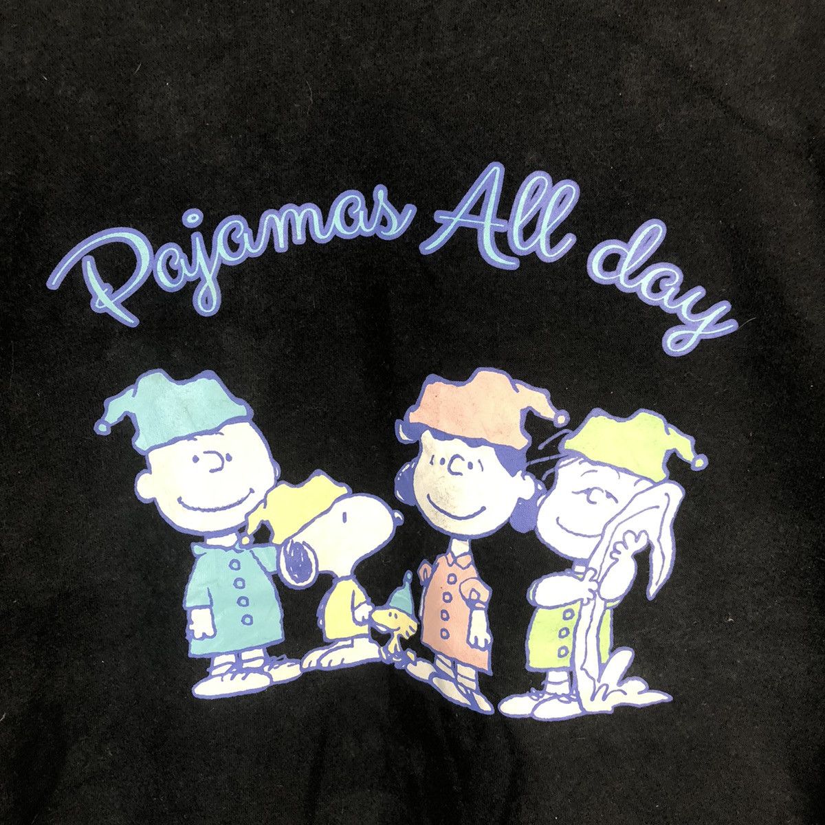 Peanuts Peanuts cartoon Black Sweatshirt #A1782 Size S / US 4 / IT 40 - 9 Thumbnail