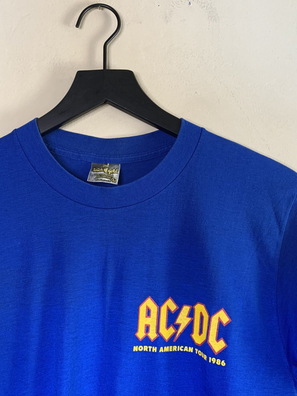 AC/DC × Band Tees × Vintage RARE Vintage 1986 AC/DC Who Made Who Single Stitch T-Shirt Size US L / EU 52-54 / 3 - 8 Thumbnail