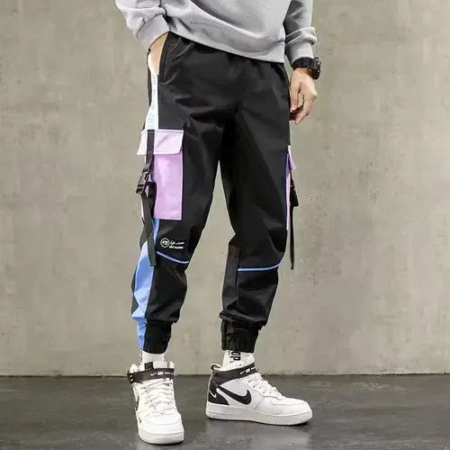 Other Big Pockets Ribbons Hiphop Cargo Pants Size US 28 / EU 44 - 2 Thumbnail