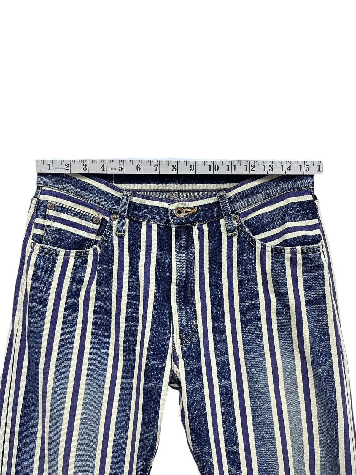 Edwin RARE🔥Vintage EDWIN 13oz GRAND BLUE SELVEDGE DENIIM JAPAN Size US 30 / EU 46 - 21 Thumbnail
