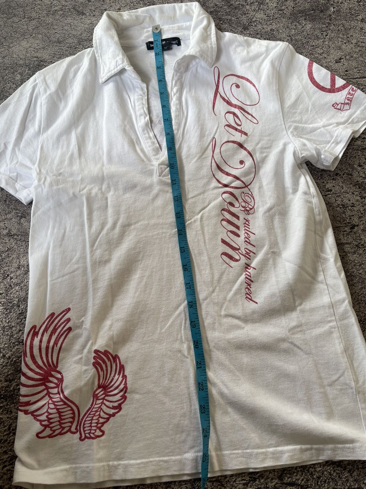 Japanese Brand Y2K DEtTECTIVE STRUCT IFSIXWASNINE GOTHIC POLO SHIRT Size US M / EU 48-50 / 2 - 9 Thumbnail