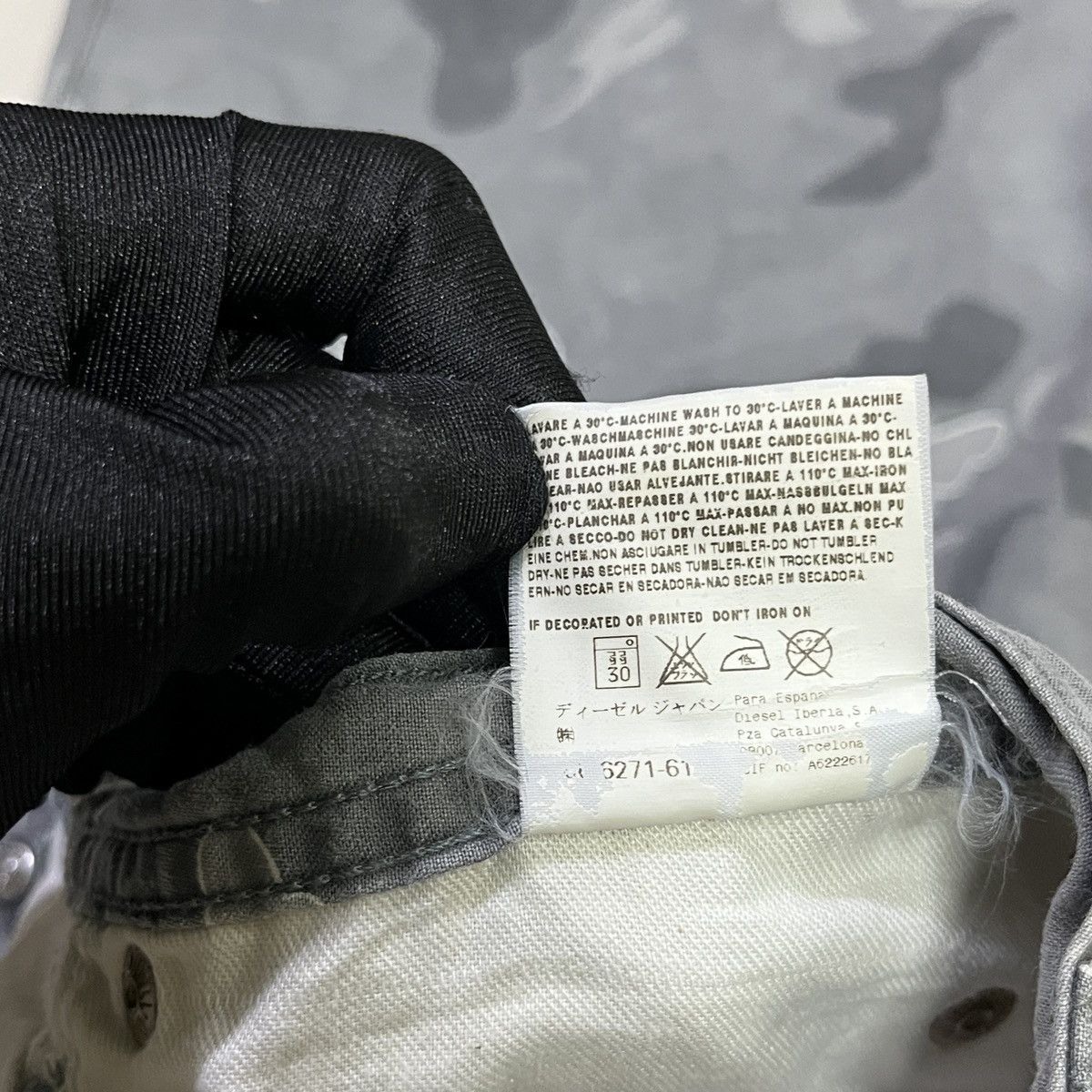 Diesel × Vintage Vintage Diesel Camouflage Baggy Pants Size US 32 / EU 48 - 10 Thumbnail