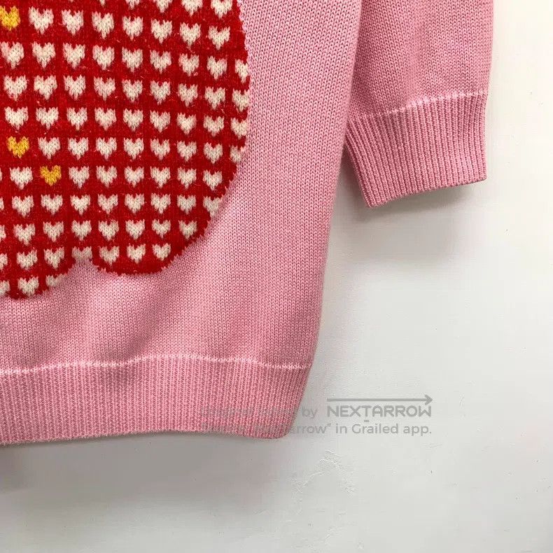 Gucci Gucci Light pink apple inlaid cotton round-neck short-slee Size XS / US 0-2 / IT 36-38 - 4 Thumbnail