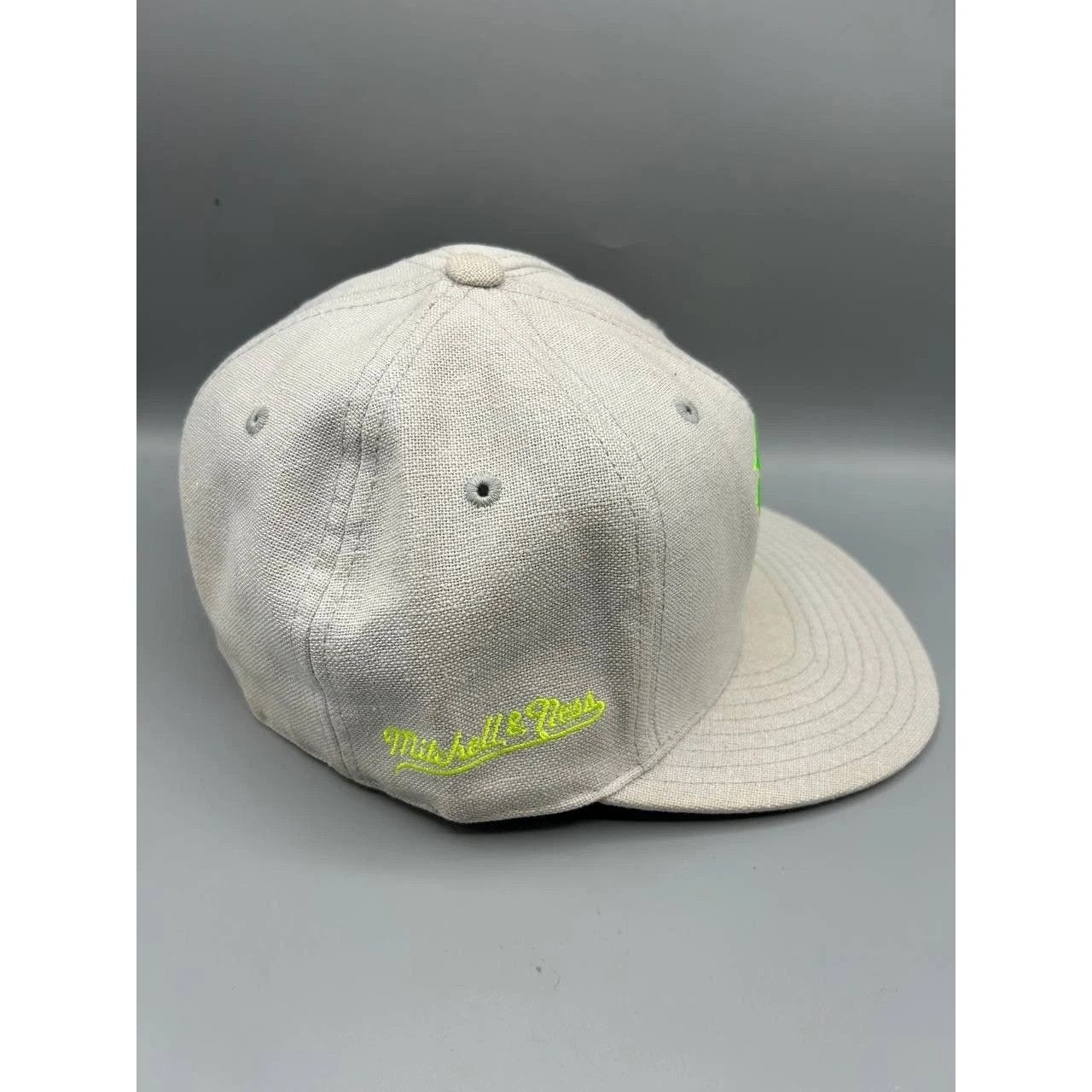 Mitchell & Ness New York Yankees Hat Men 7 1/4 Gray MLB Fitted Cap Size ONE SIZE - 6 Thumbnail