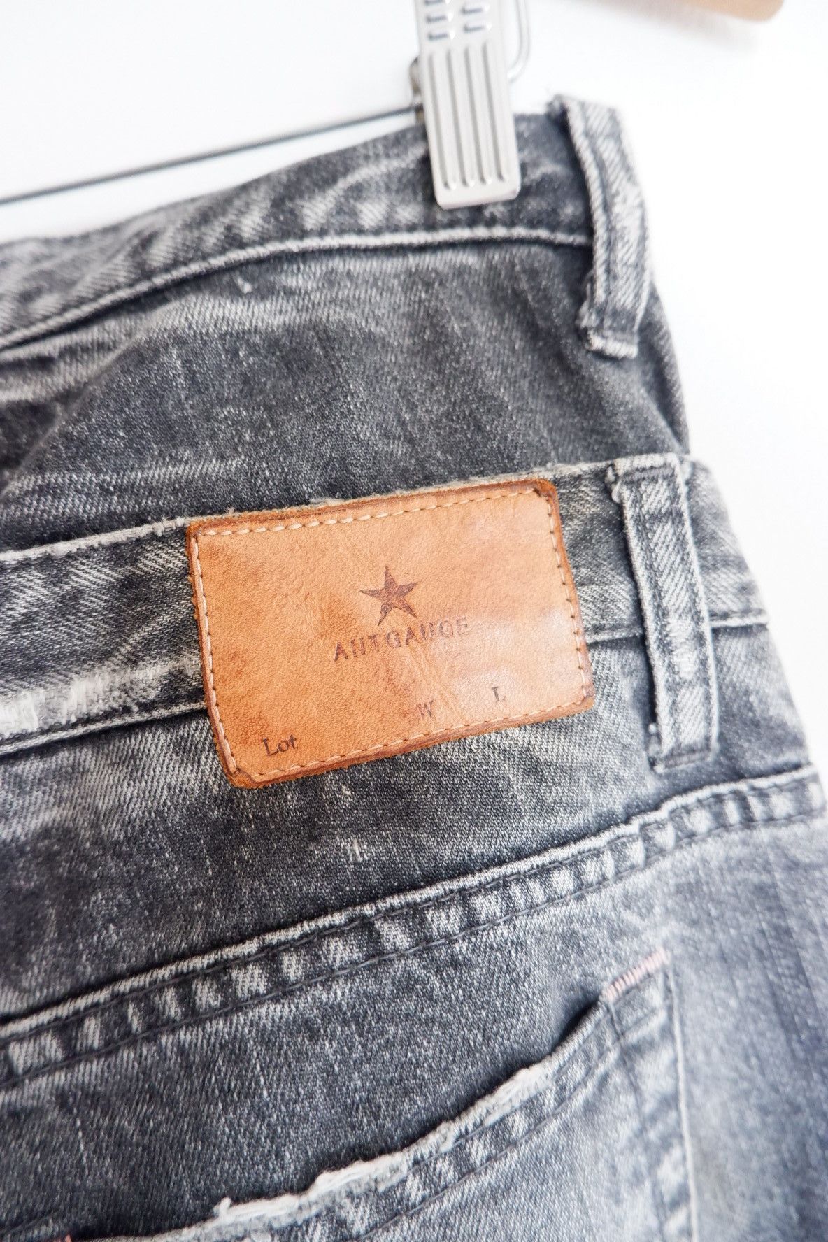 If Six Was Nine Antgauge Double Waist Distressed Jeans Size US 28 / EU 44 - 7 Thumbnail
