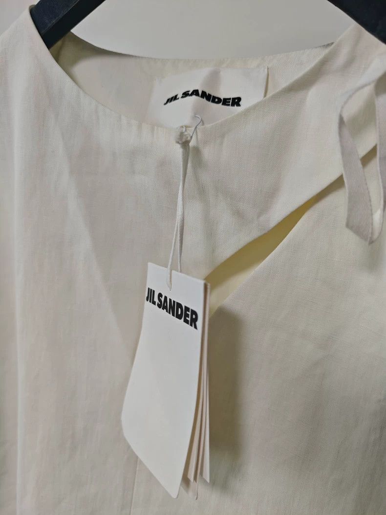 Jil Sander Jil Sander Linen tailored top Size 4XL / US 24-26 - 9 Thumbnail