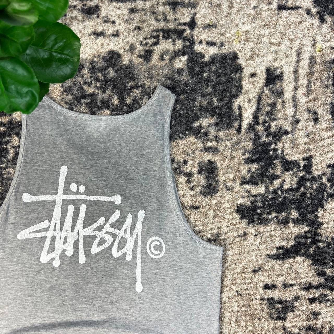 Stussy Stussy Big Logo Vintage Y2K Distressed Tank Top Size US L / EU 52-54 / 3 - 3 Thumbnail