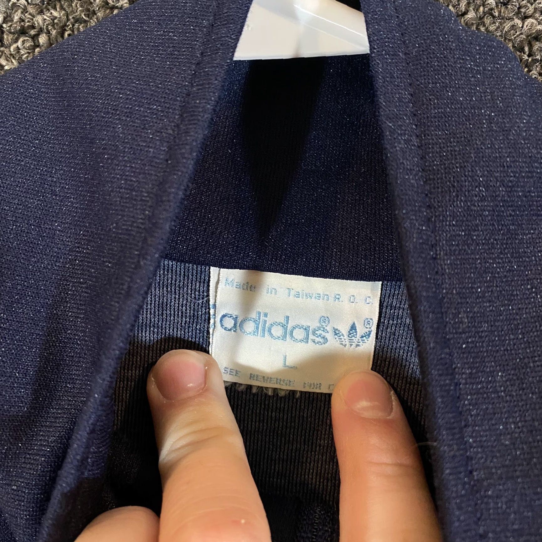 Adidas VINTAGE Adidas Jacket Track Blue Red Full Zip Mens Large L Pullover Activewear Size US L / EU 52-54 / 3 - 4 Thumbnail